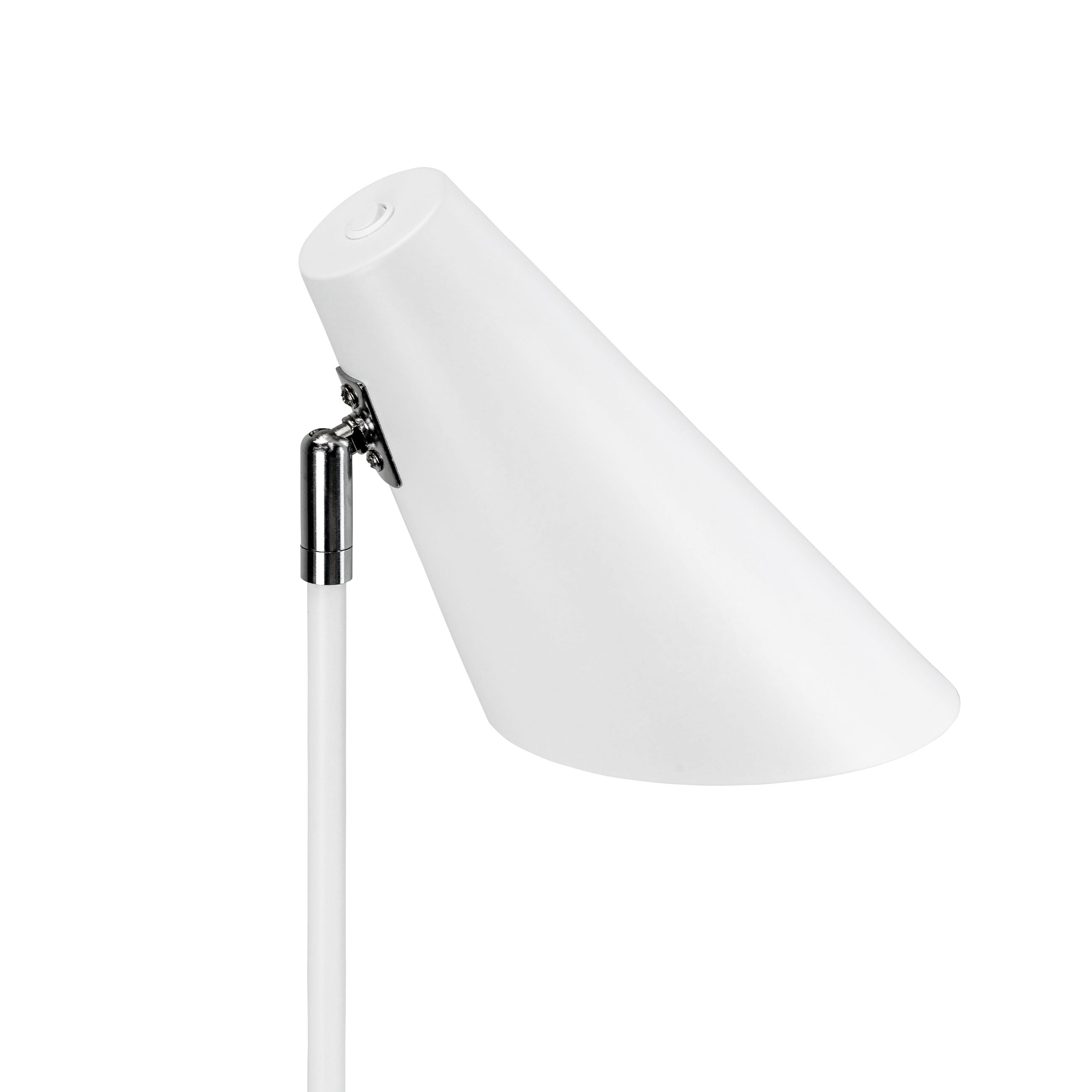 Lampe de table Dyberg Larsen Cale, blanc