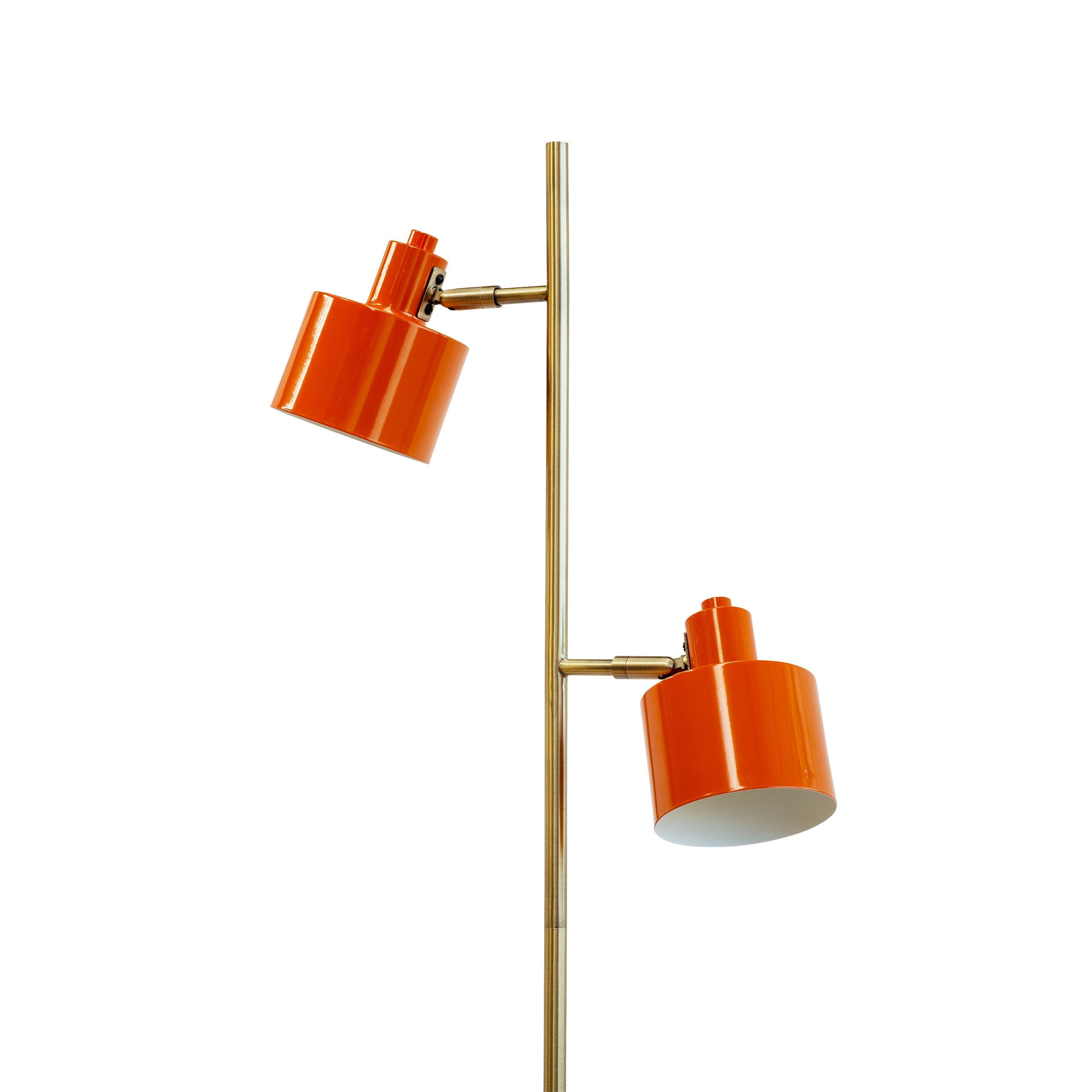 Dyberg Larsen Ocean Stehlampe, Orange/Messing