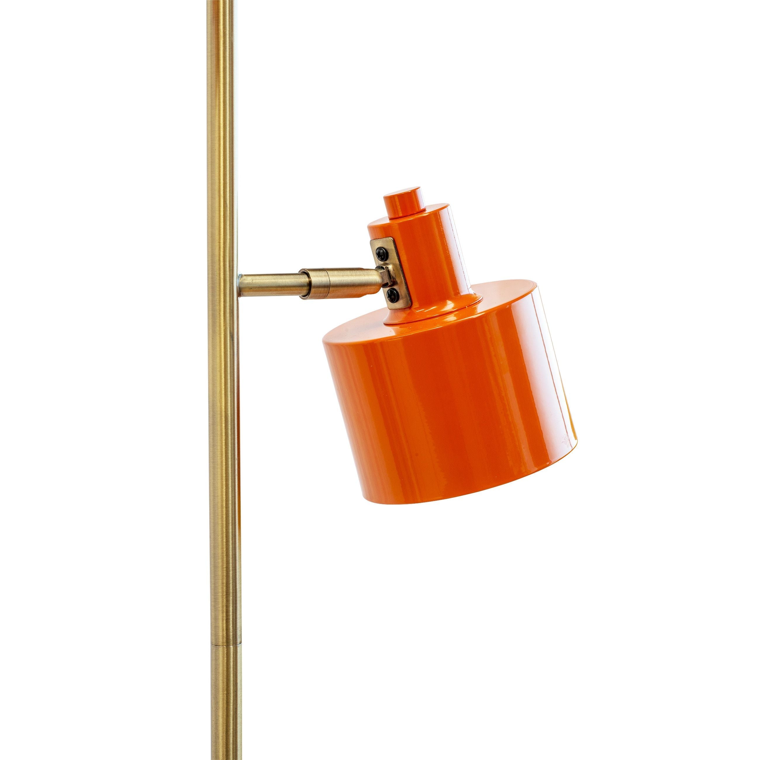 Dyberg Larsen Ocean Stehlampe, Orange/Messing