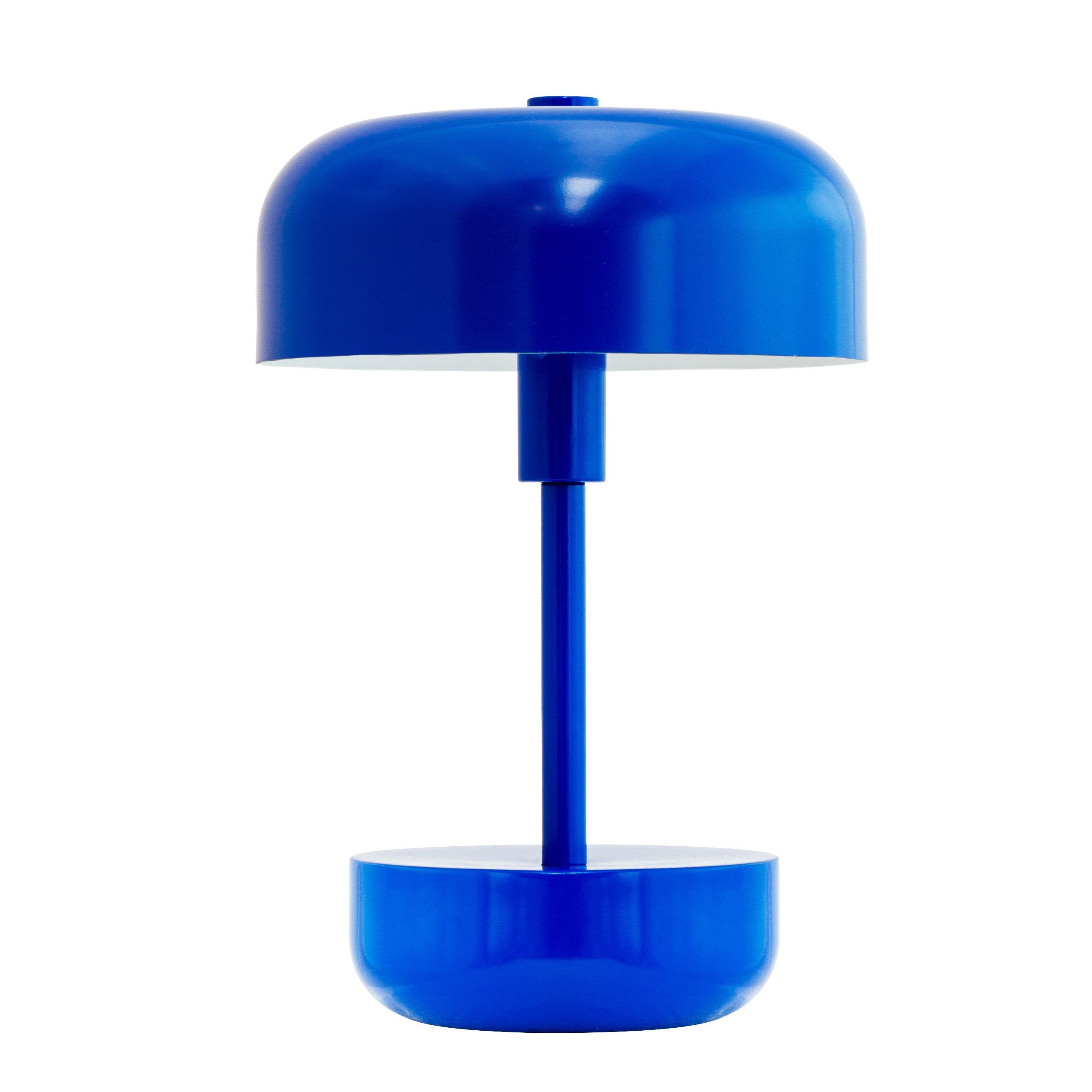 Dyberg Larsen Haipot Lampe de table rechargeable, bleu