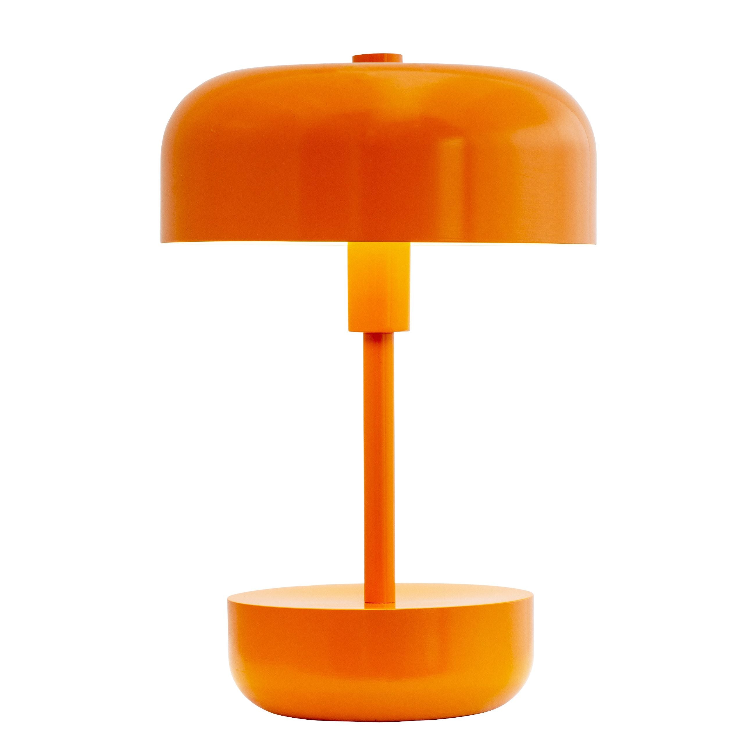 Dyberg Larsen Haipot Lampe de table rechargeable, orange
