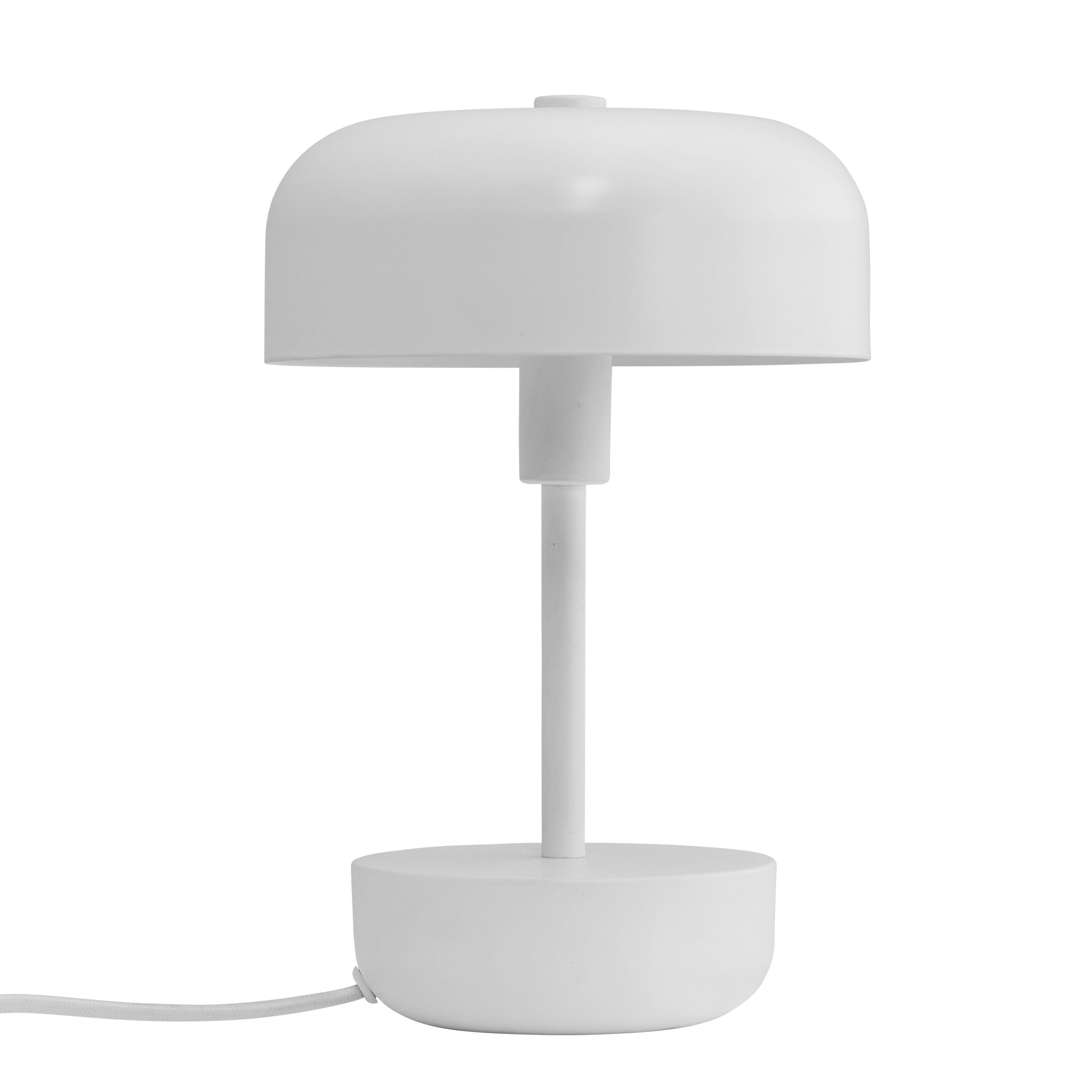 Lampe de table Dyberg Larsen Haipot, blanc