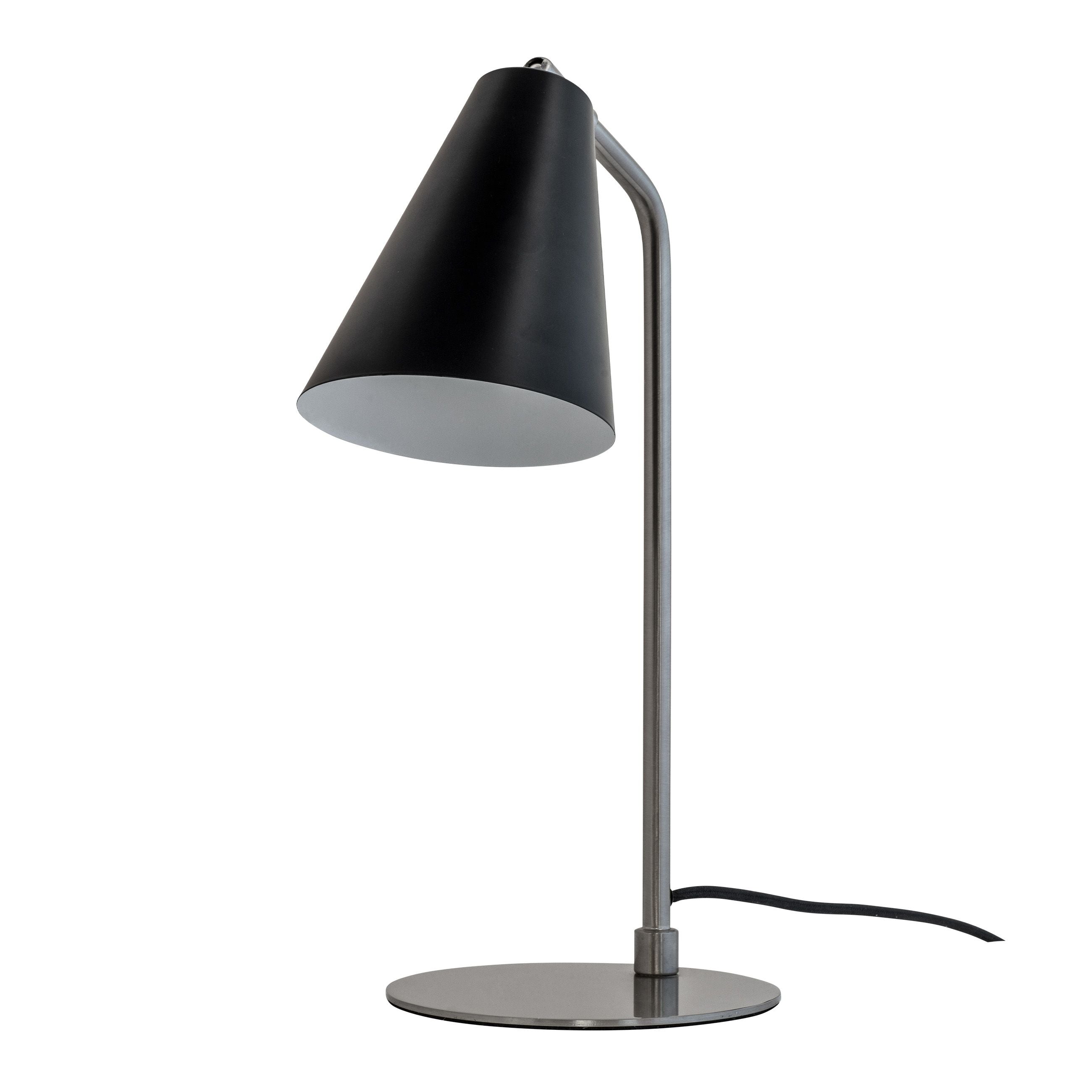 Dyberg Larsen Oswald Table Lamp, Black/Steel