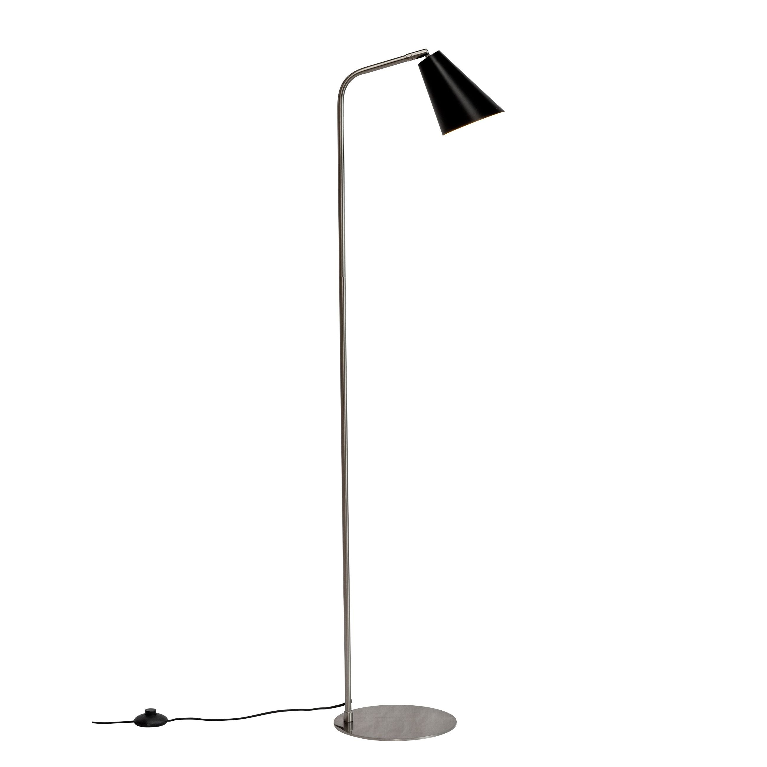 Lampadaire Dyberg Larsen Oswald, noir / acier