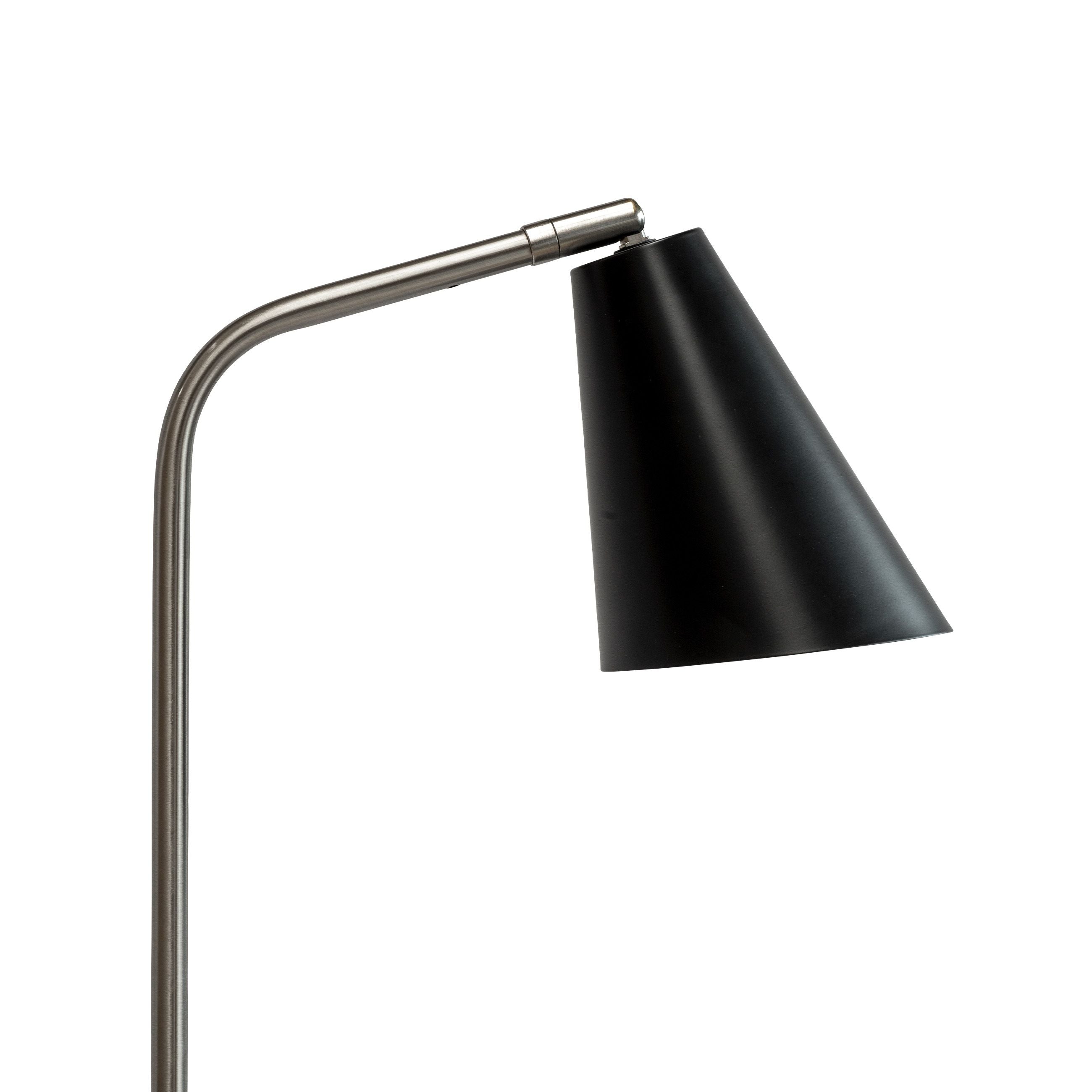 Lampadaire Dyberg Larsen Oswald, noir / acier