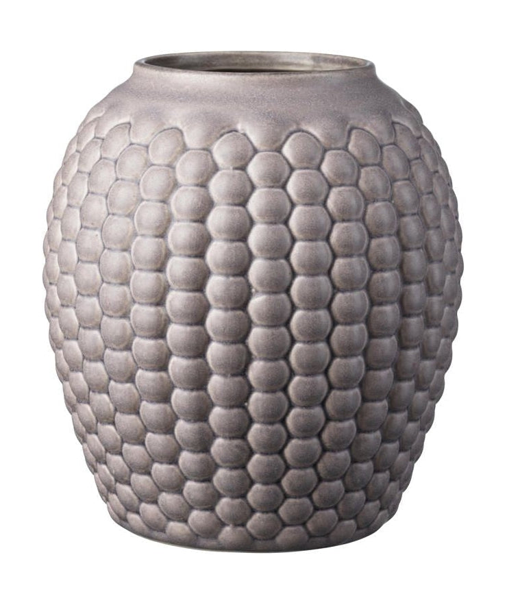 FDB Møbler S7 Lupine Vase breit H: 19 cm, warmes Grau