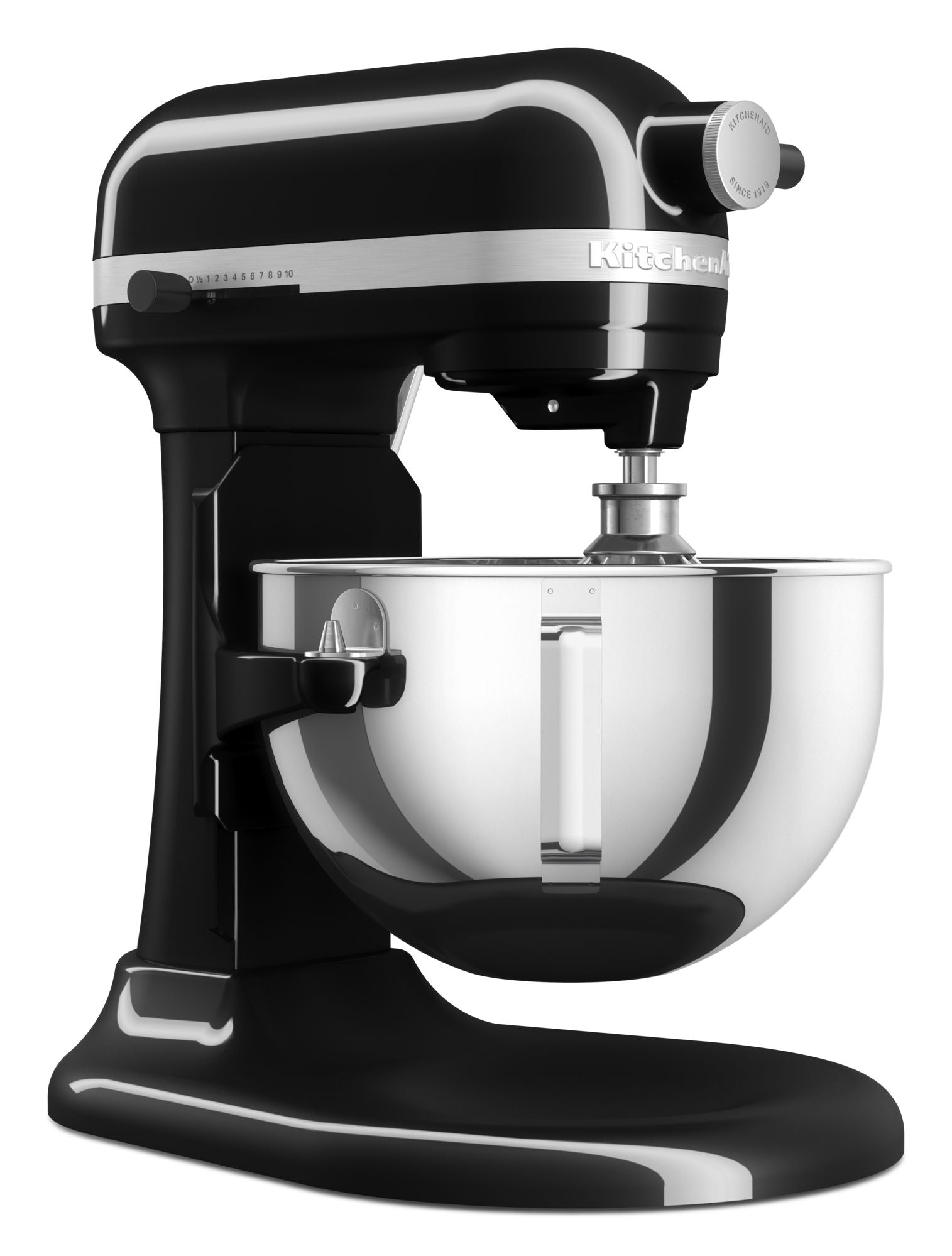 Ayuda de cocina Tazón pesado Tazón de tazón Métaga de soporte 5.2 L, Onyx Black