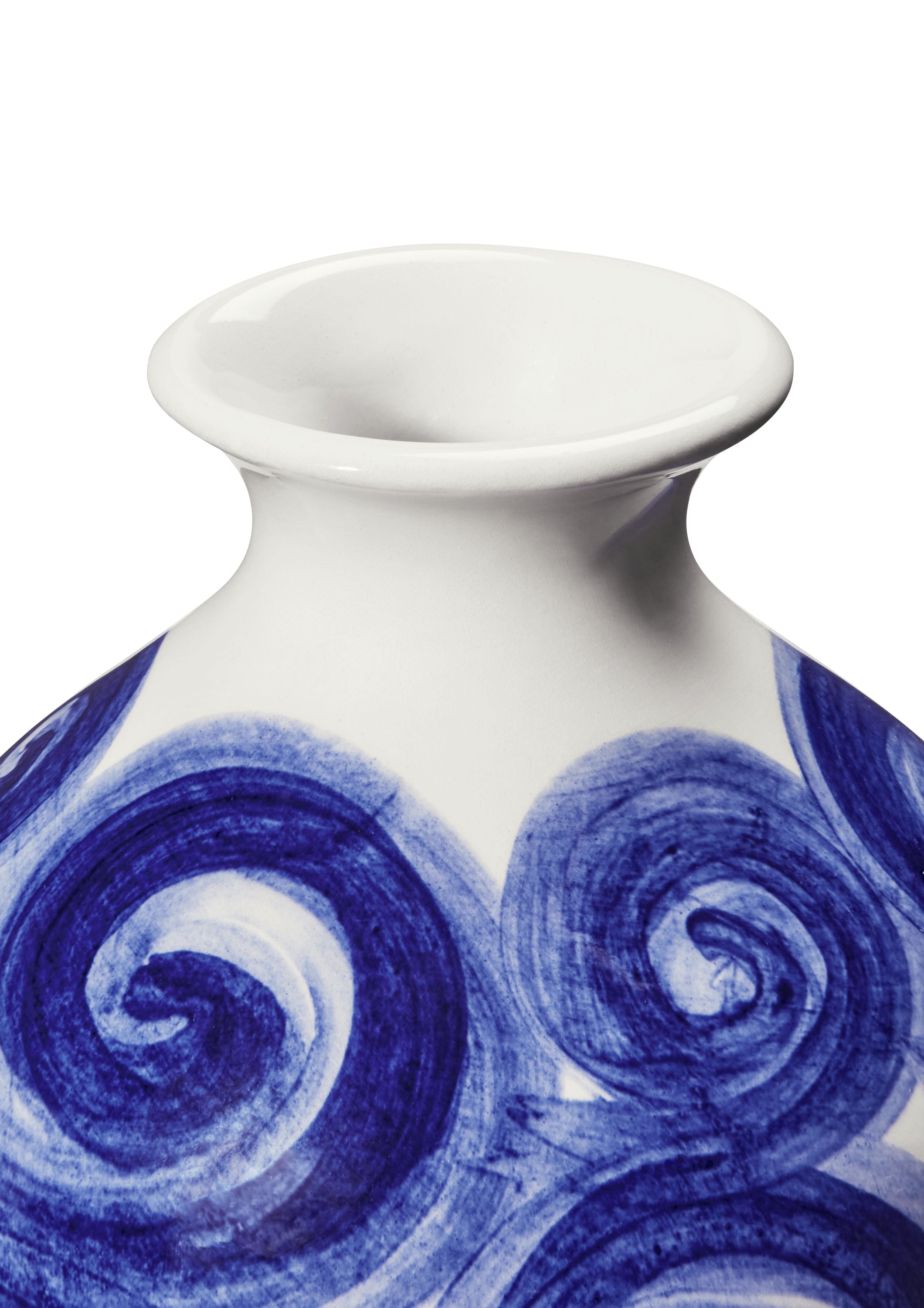 Kähler tulle vase h10,5 cm bleu