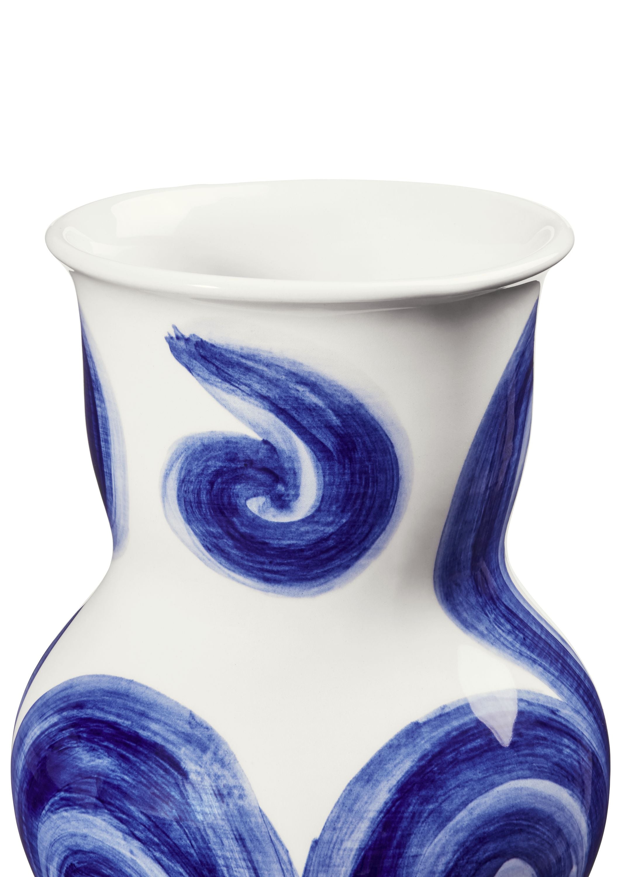 Kähler tulle vase h22,5 cm bleu