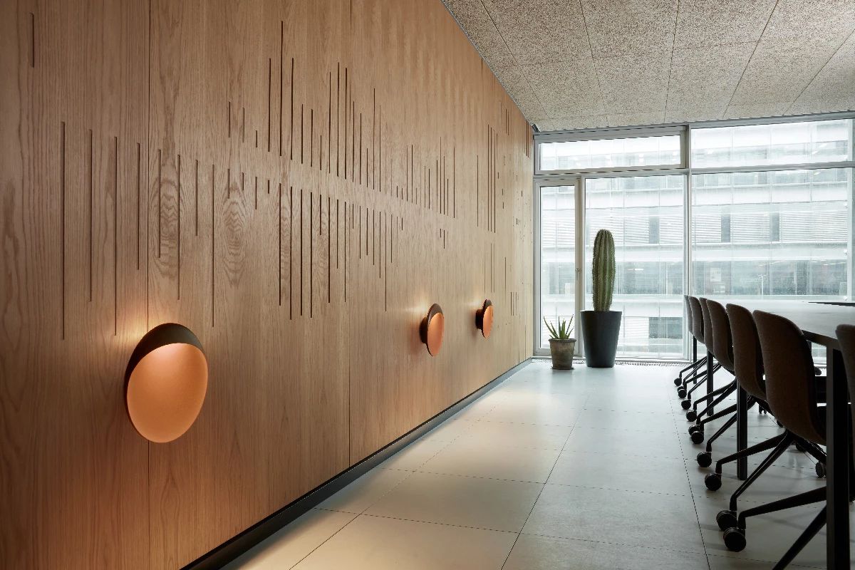 Louis Poulsen Flindt Wall Lamp LED 3000 K 10 W Ø20 cm, Corten