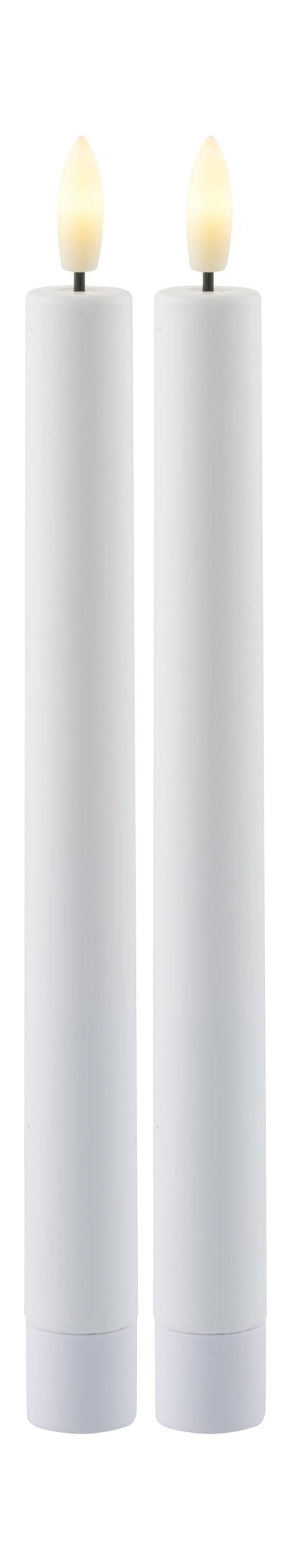 Sirius Sille wiederaufladende Kronen -LED -Leuchte 2 -PCs. Weiß Øx H 2,2x25 cm