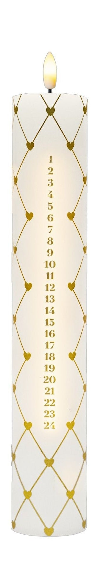 SIRIUS Sille Calendar Candle Ø5x H29cm, édition spéciale 2023