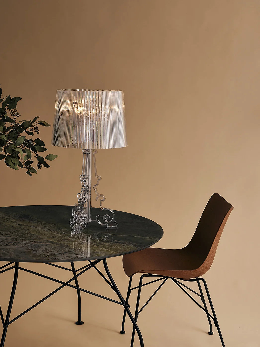 Kartell Bourgie bordslampa, kristall