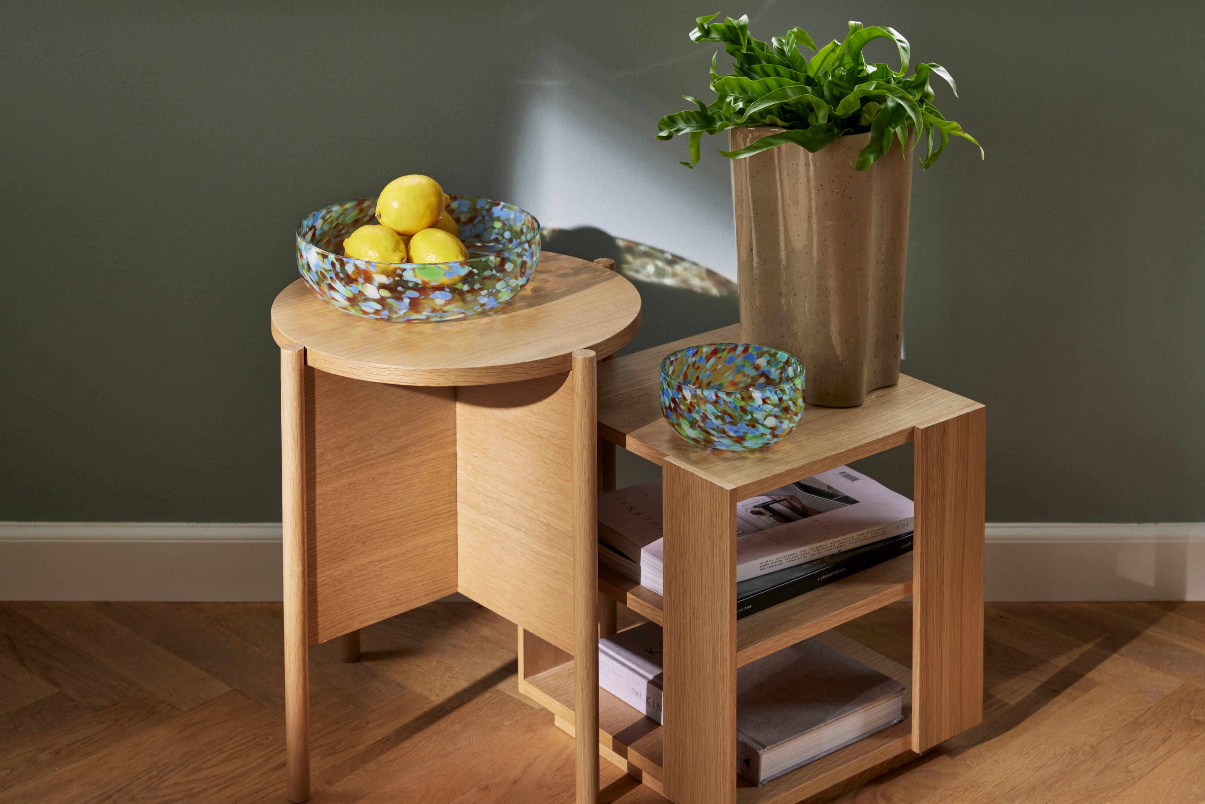 Hübsch Merge Side Table Natural