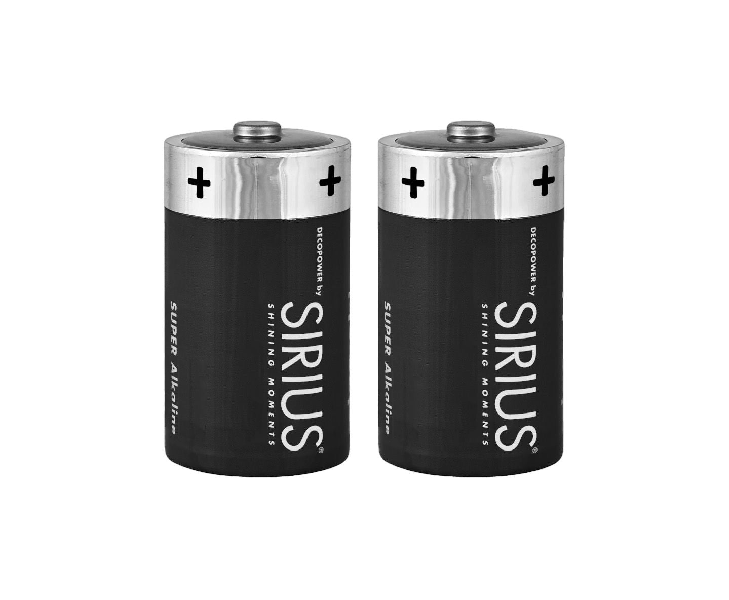 Sirius Deco Power C -Batterien 2PCS -Set