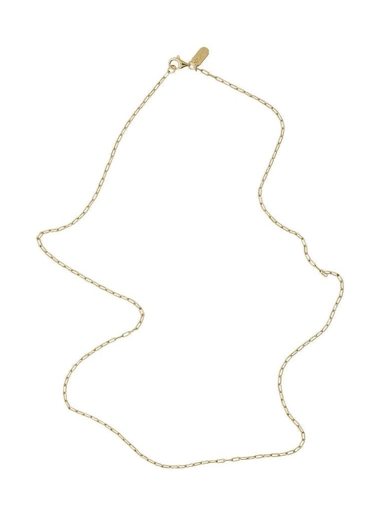 Letras de diseño Gold de cadena de enlace cuadrado, 50 cm