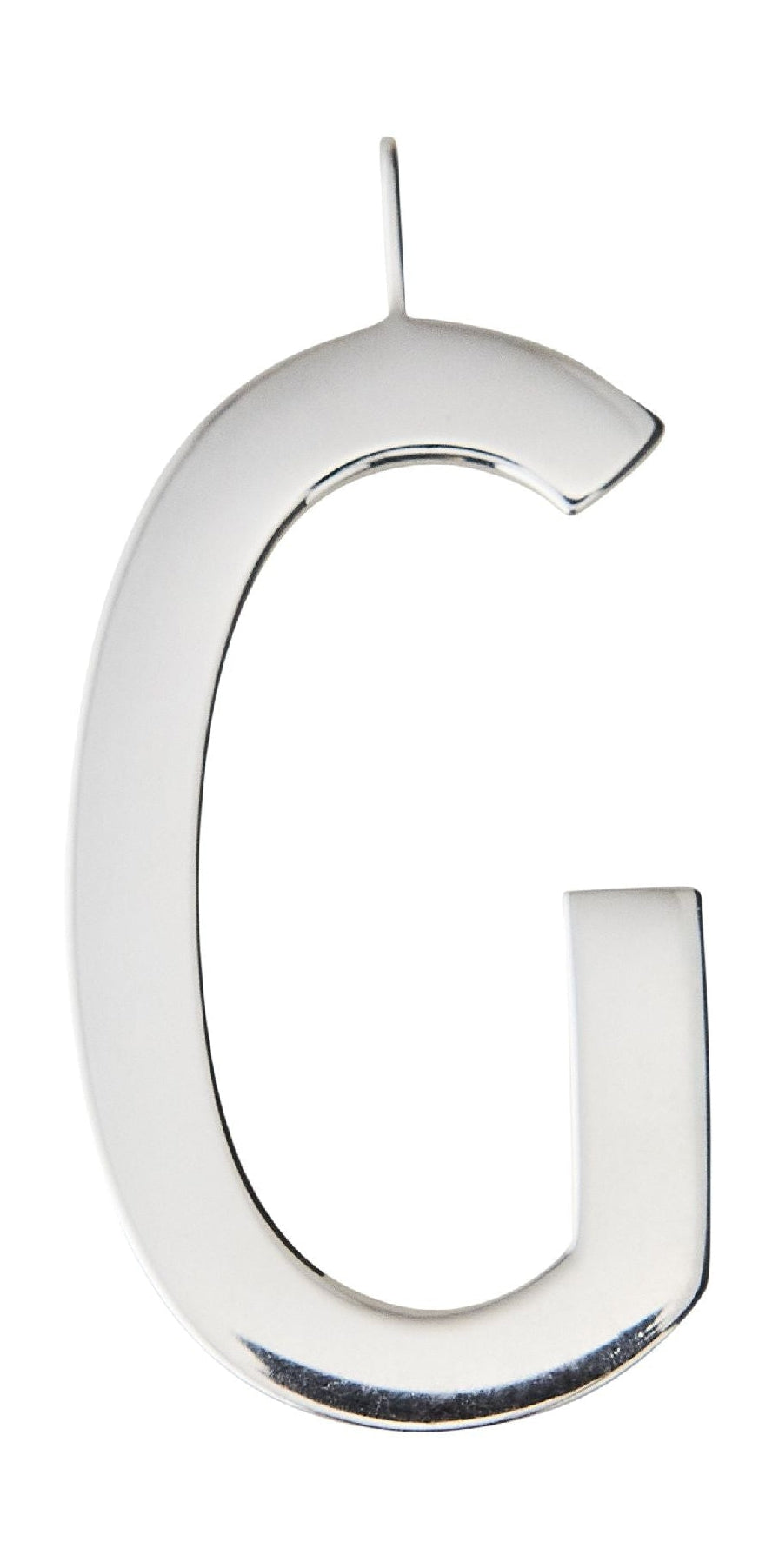 Les lettres de conception se placent pour le collier initial 30 mm d'argent, g