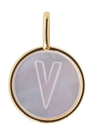 Lettres de conception Perle Letter Charm, V