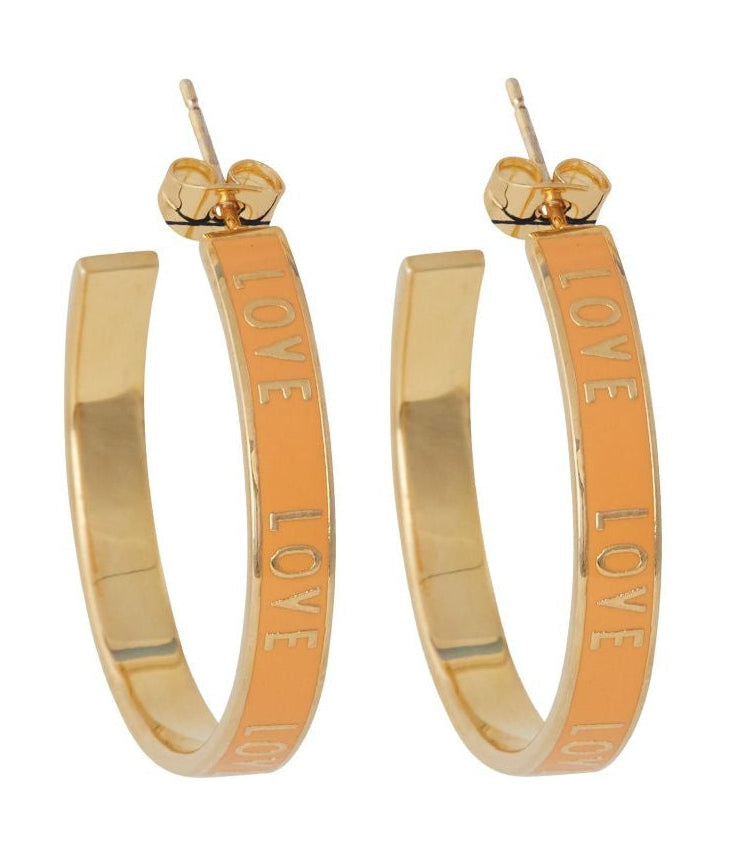 Lettres de conception Mottes d'oreilles Word 35 mm 2 P CS, Love / Orange