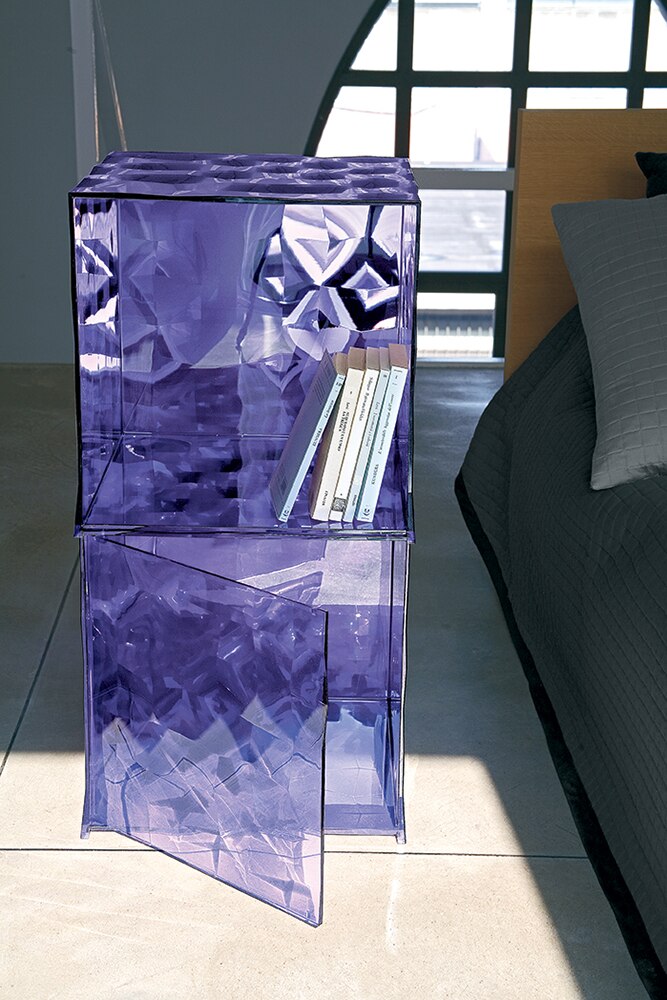 Kartell Optic Container With Door, Crystal