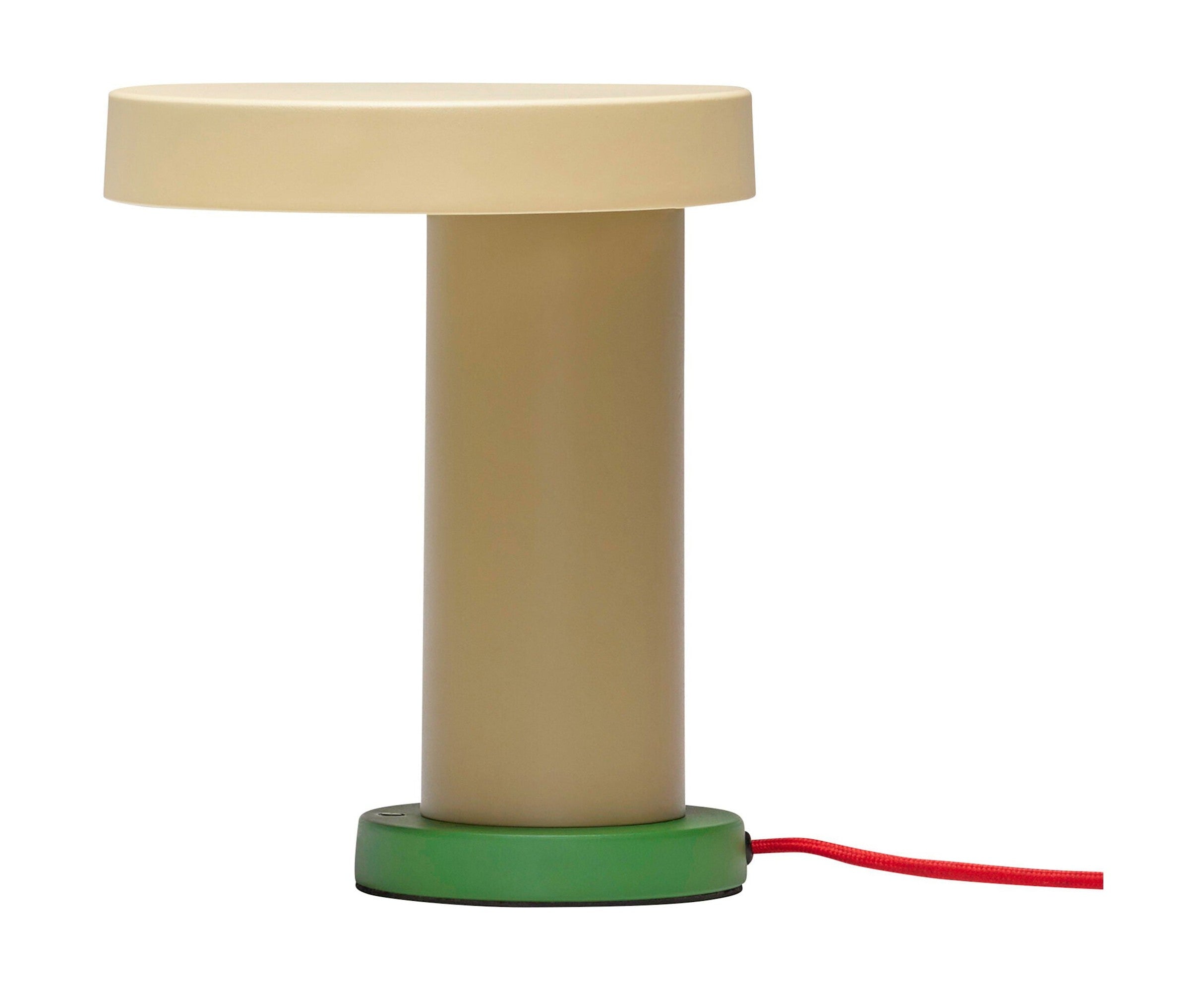 Lámpara de mesa mágica de Hübsch, verde/oliva