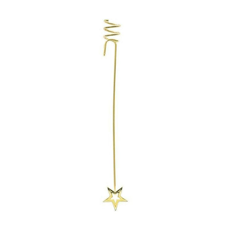 Ai Ries Kerzenhalter für Weihnachtsbaum mit Stern, Gold