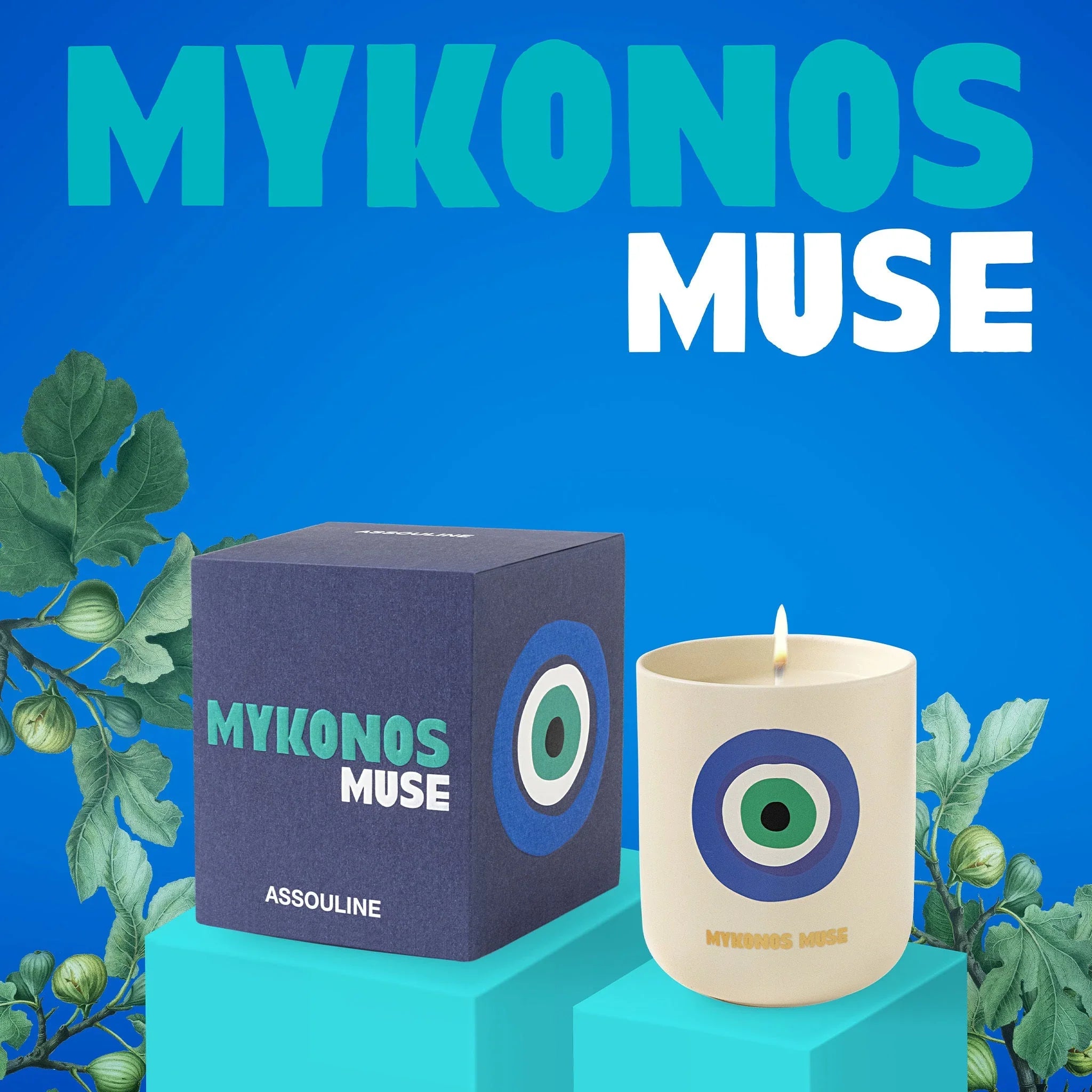 Assouline Mykonos Muse - Reisen Sie von der Heimatkerze