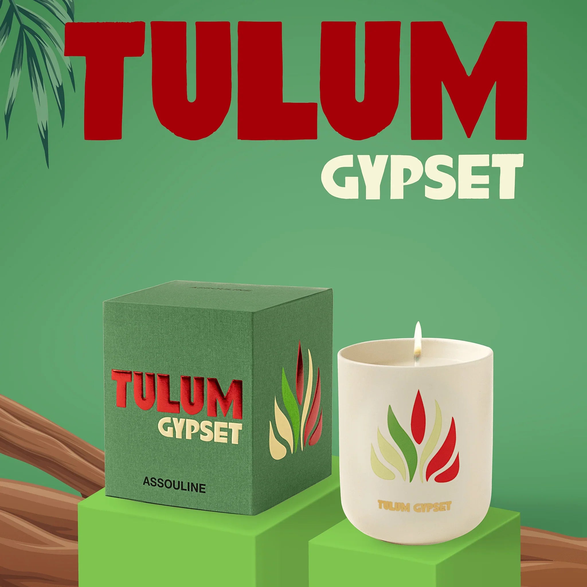 Assouline Tulum Gypset - Fahren Sie von der Heimatkerze aus