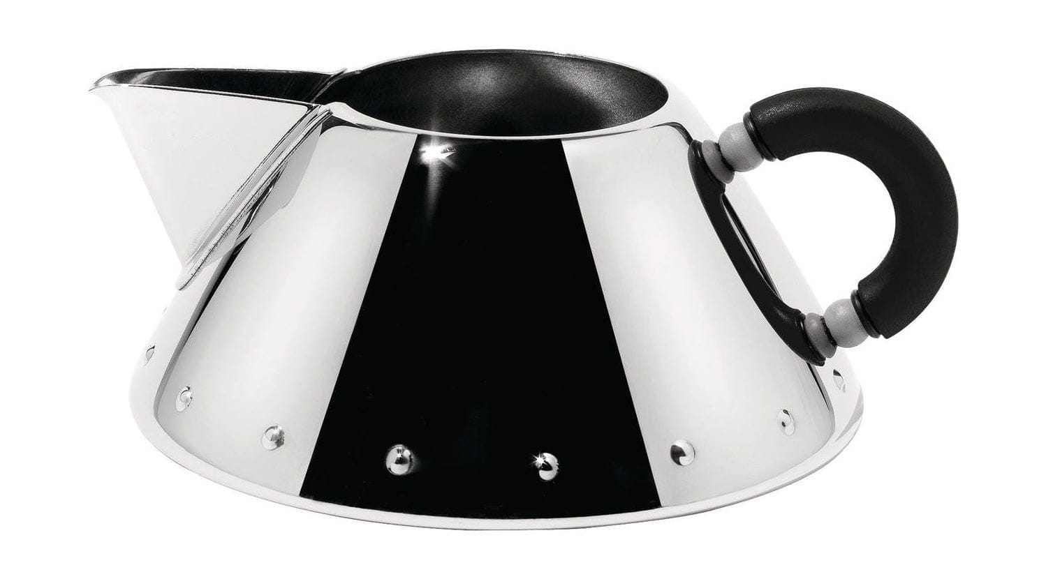 Alessi 9096 crème JUG 20 CL, noir