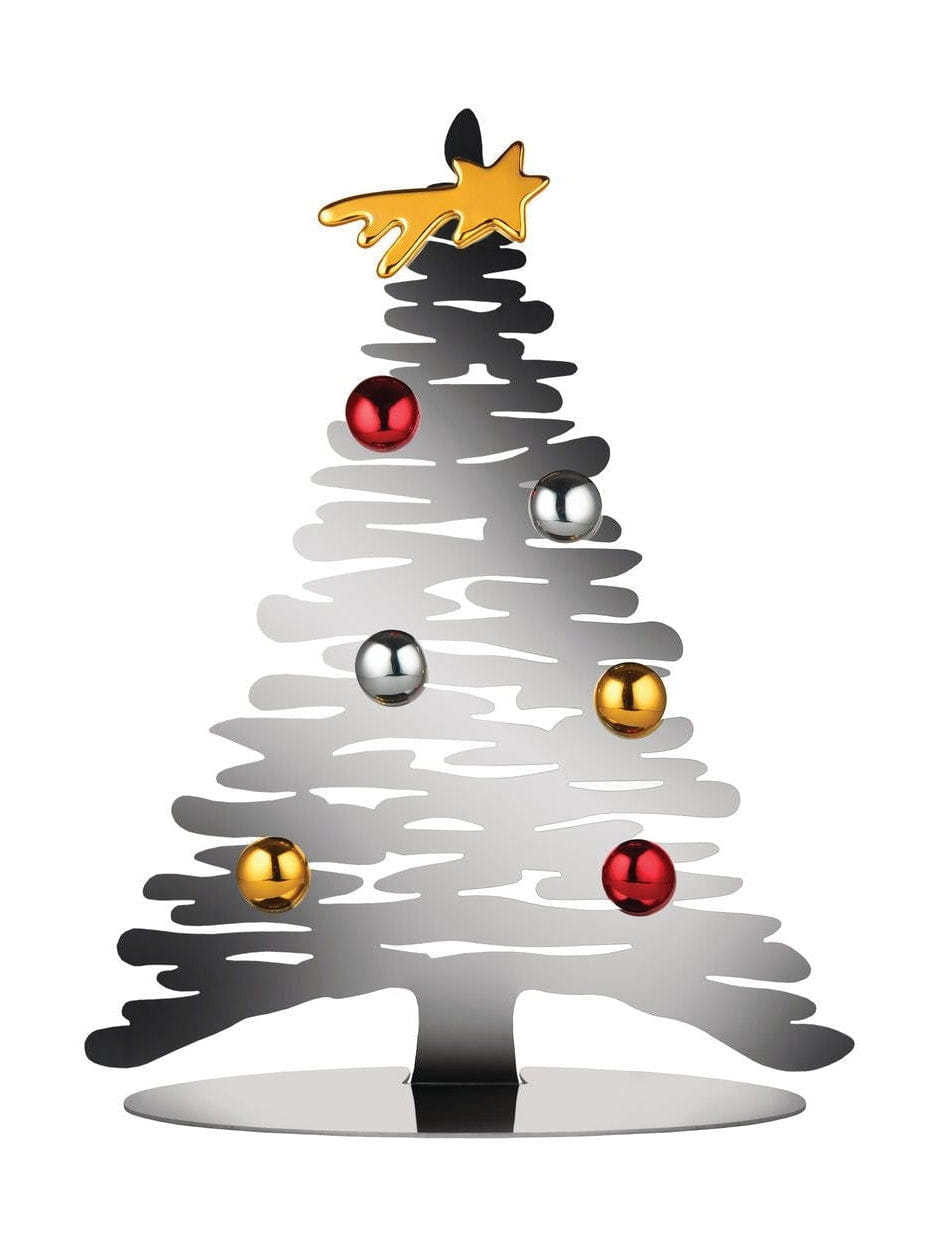 Alessi Bark para decoraciones navideñas de Navidad de acero inoxidable, 30 cm