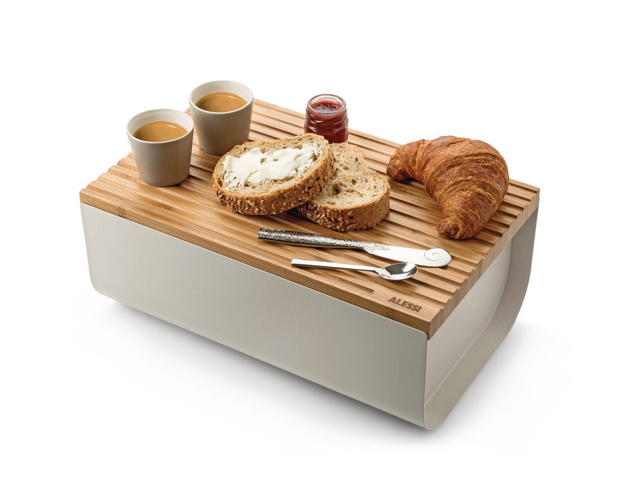 Alessi Mattina Brotkasten, gris foncé