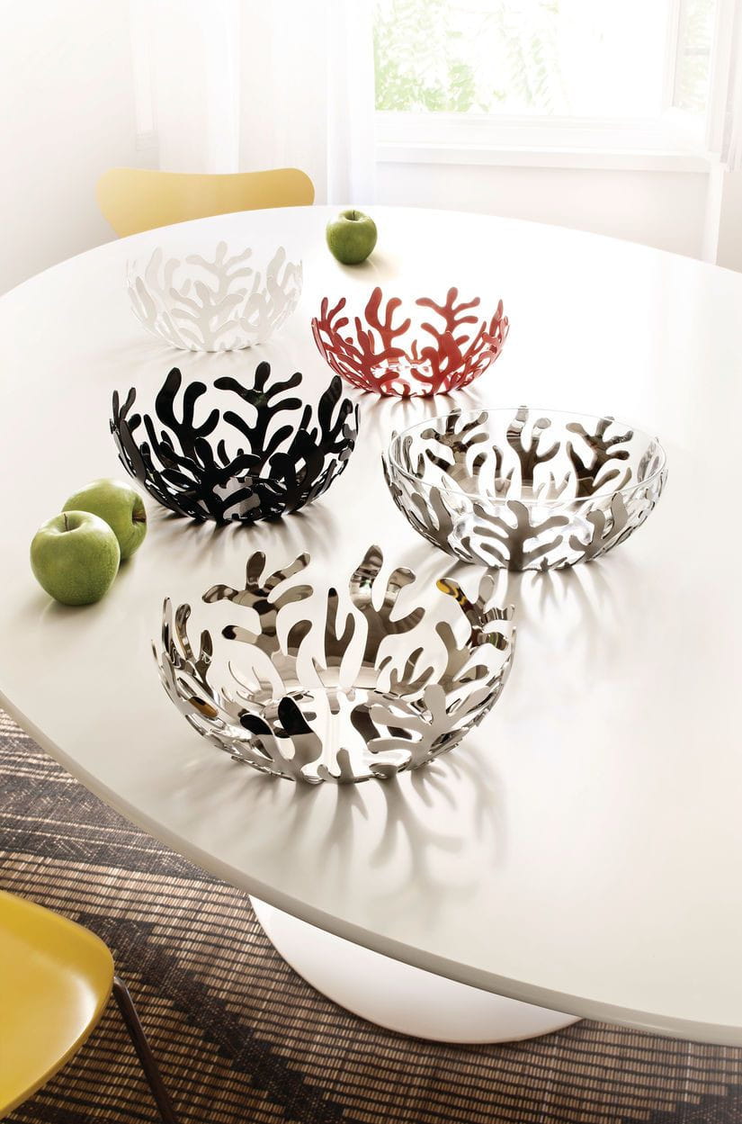 Alessi Mediterraneo Fruit Bowl ø21 Cm, Stainless Steel