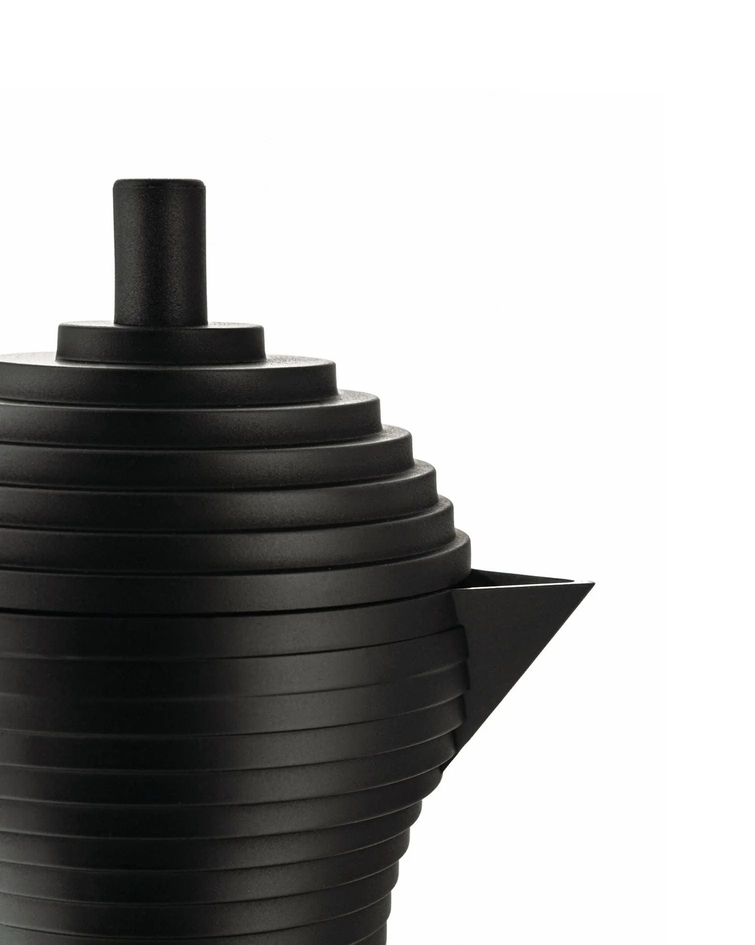 Alessi Pulcina Espressomaker 6 Tassen, schwarz/schwarz