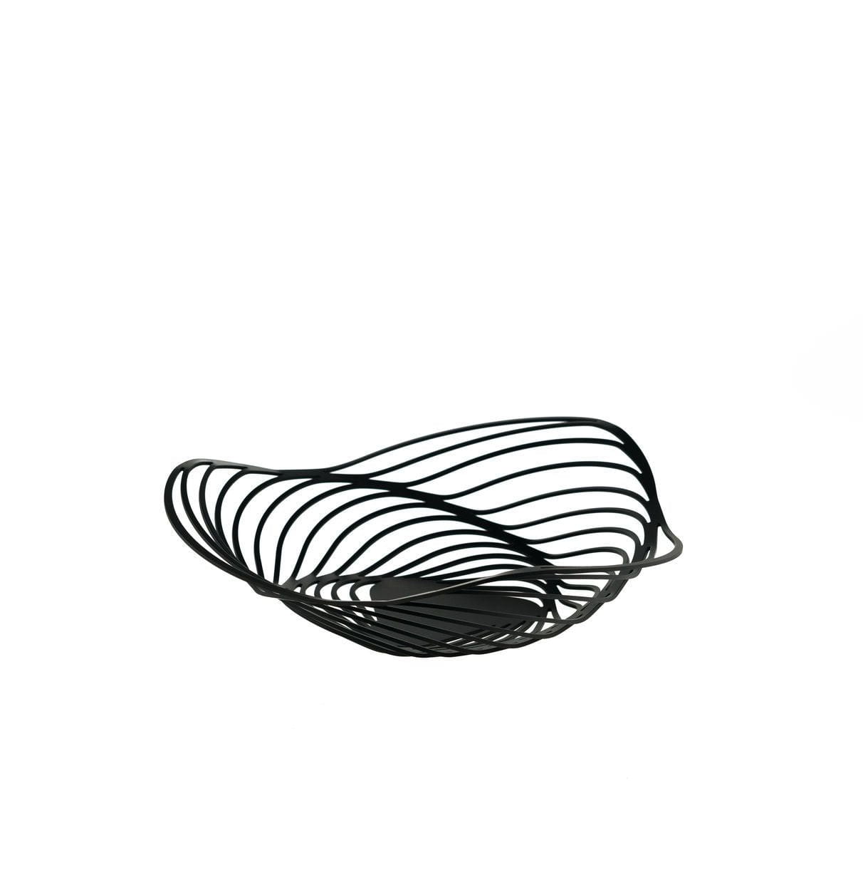 Alessi Trinity Basket Bowl, negro