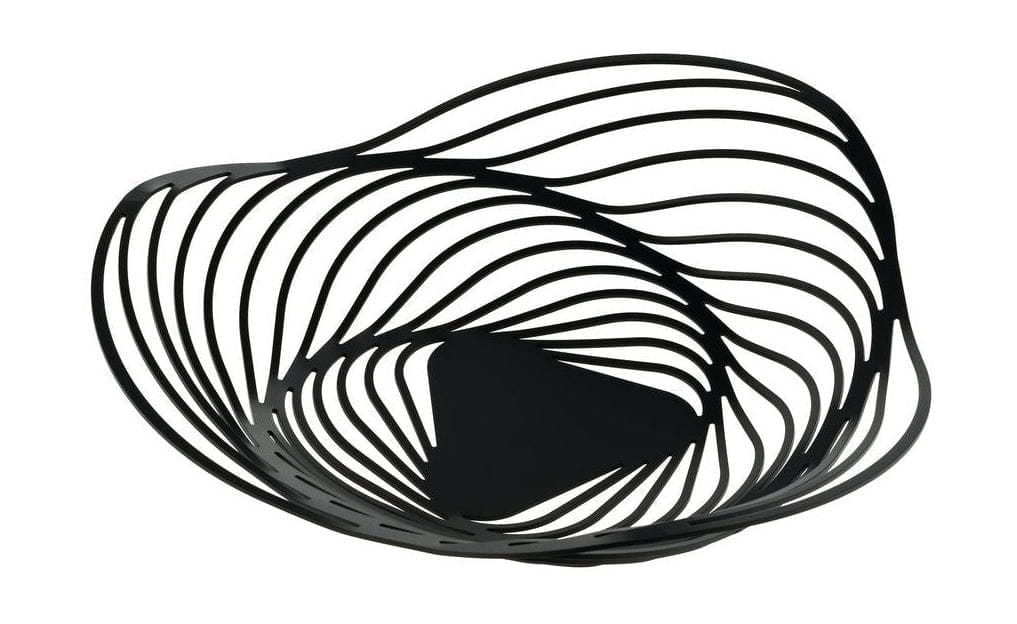 Alelessi Trinity Fruit Bowl, noir