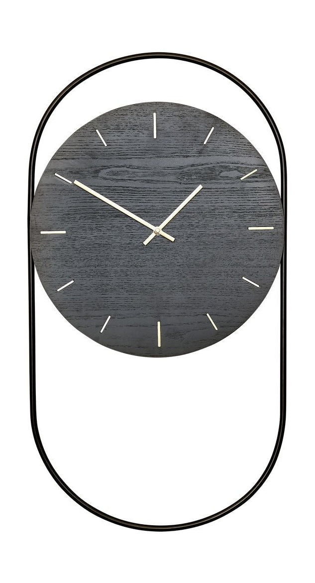 Meubles Andersen une horloge murale, noir