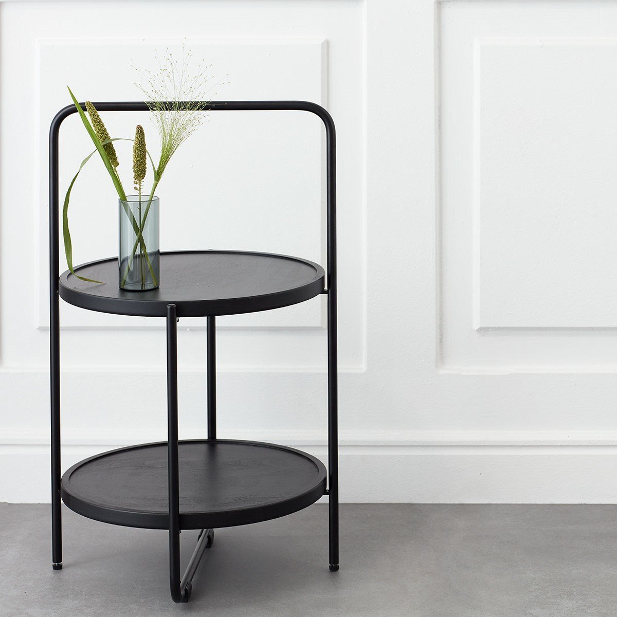 Table d'appoint Andersen Furniture, noir, Ø36 cm