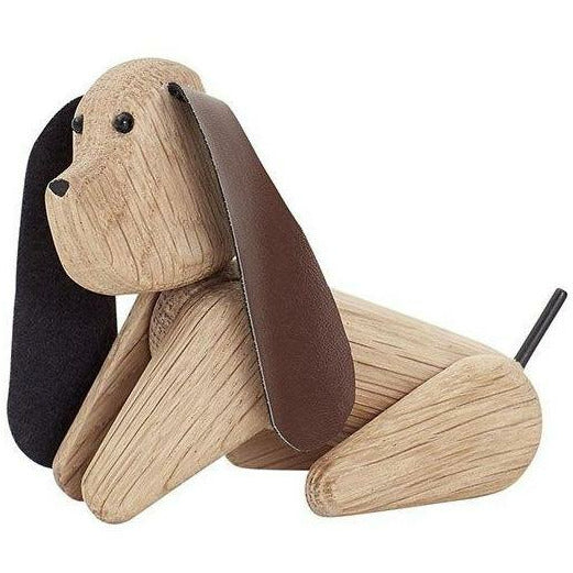 Andersen meubels mijn hond beeldje, eik, klein