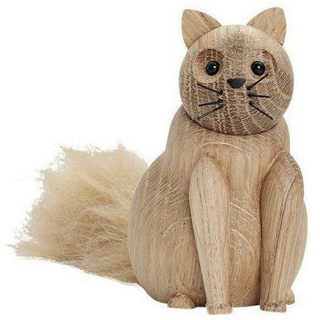 Móveis Andersen minha figura de madeira de gatinho, tamanho médio