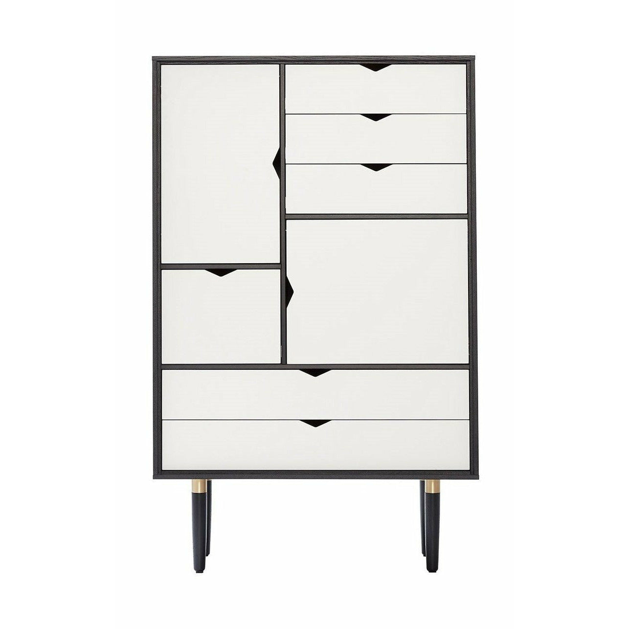 Annersen Furniture S5 Cabinet noir, avant blanc