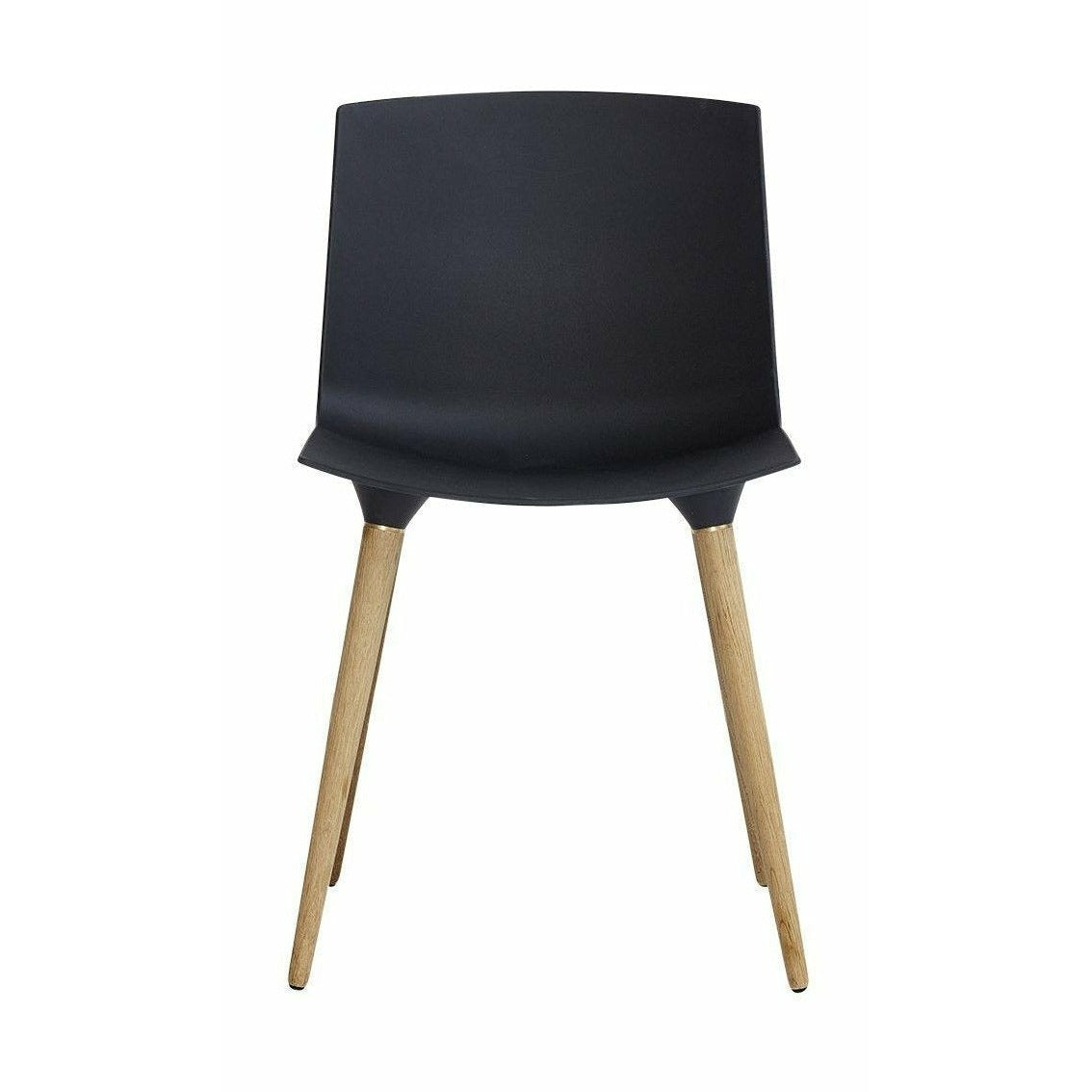 Andersen Furniture Tac Chair Matlakeret Eg, Sort Plast Sæde
