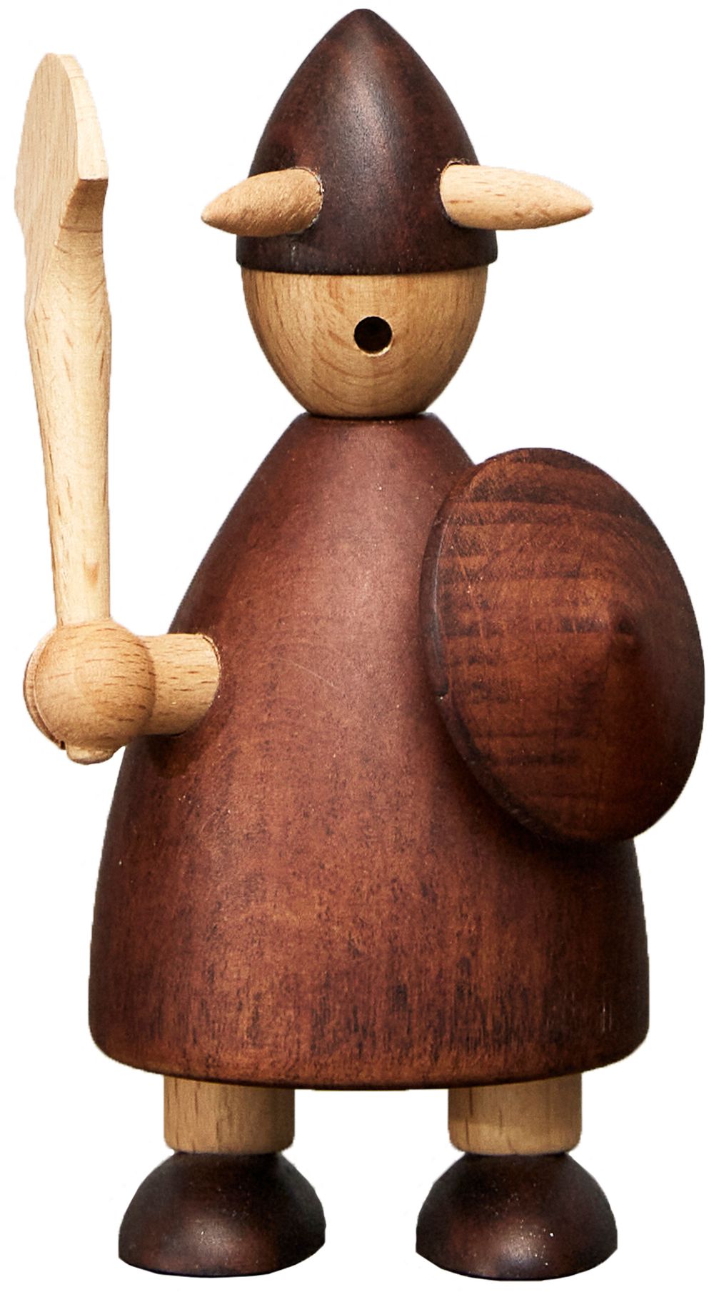 Andersen Möbel Die Wikinger der Dänemark -Holzfigur, 3 -Set von 3