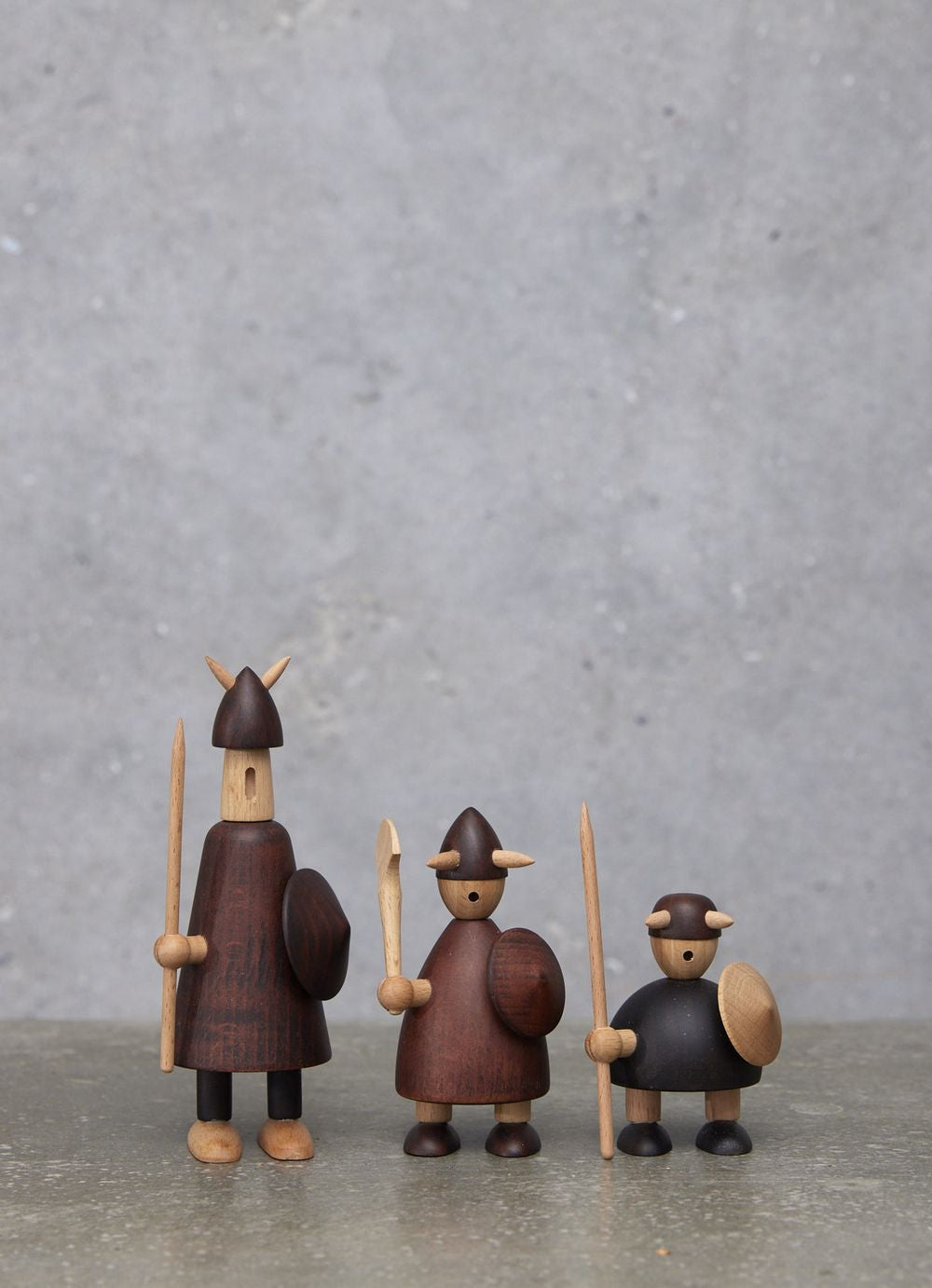 Andersen møbler vikingerne af Danmark Wooden Figur, stor