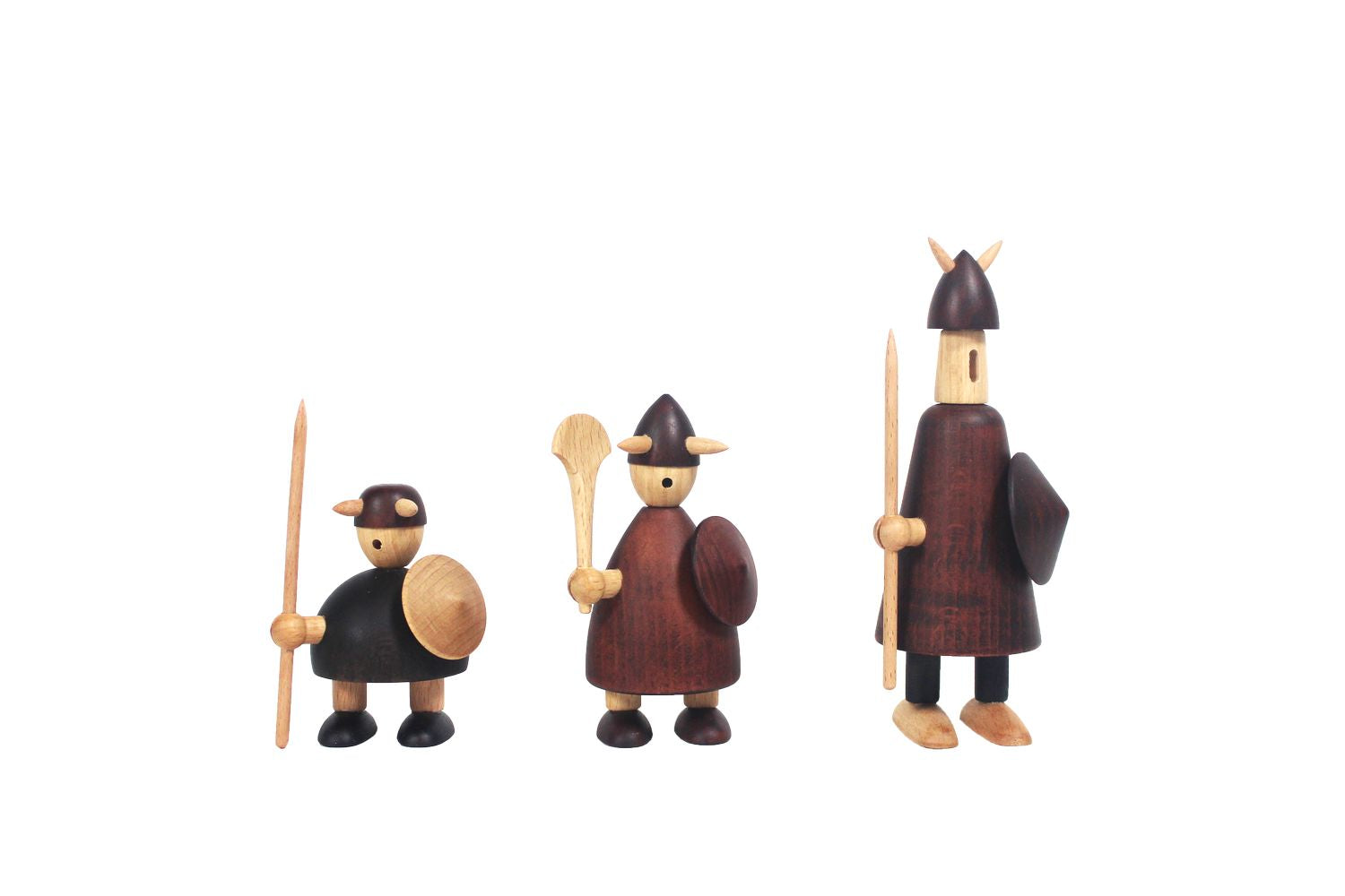 Meubles Andersen Les Vikings du Danemark Wooden Figure, Medium