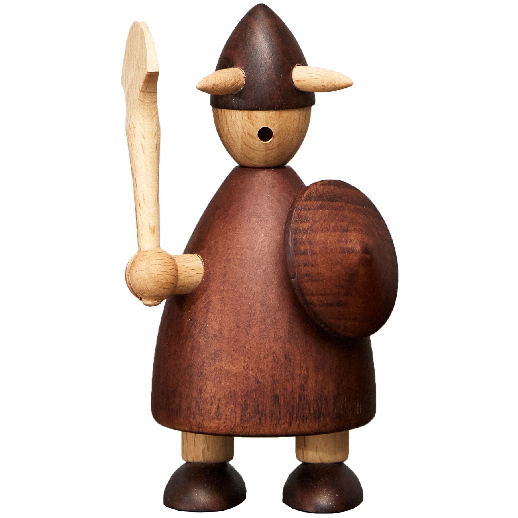 Andersen Möbel Die Wikinger der Dänemark -Holzfigur, 3 -Set von 3