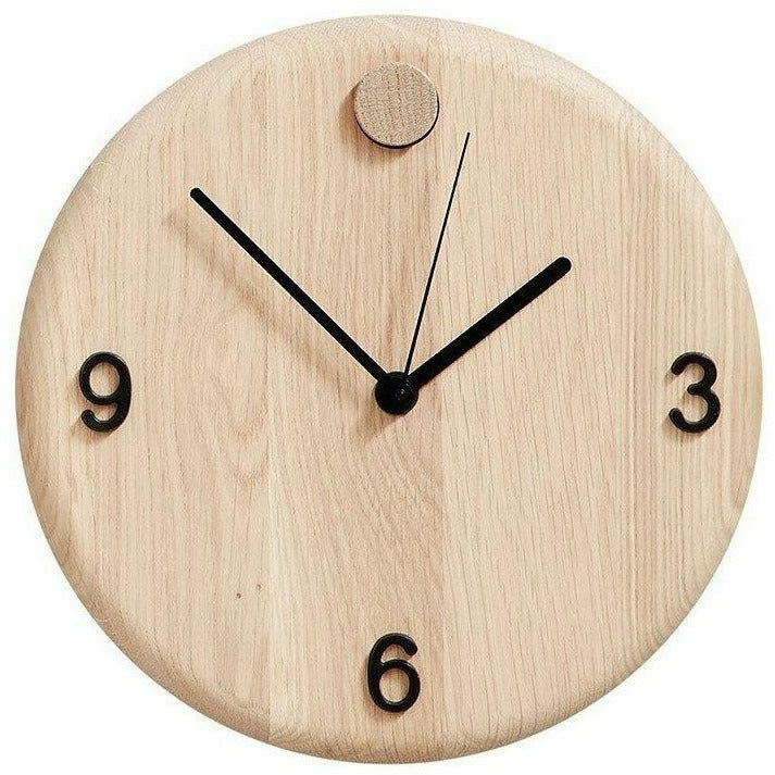 Andersen Möbel Holzzeit Uhr, Eiche, Ø22 cm