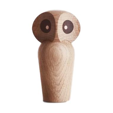 Architectmade Paul Anker Hansen Owl 12 cm, roble natural
