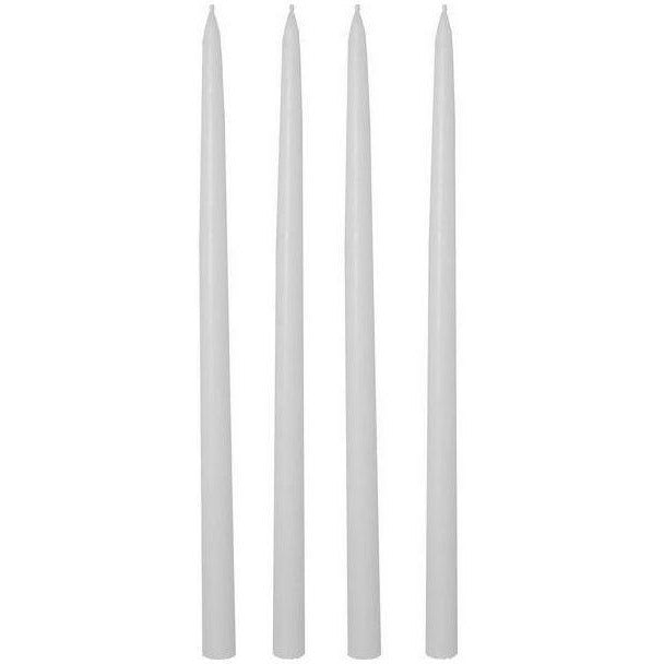 Architektische Kerzen für Gemini -Kerzeninhaber (4 Stcs.), Weiß