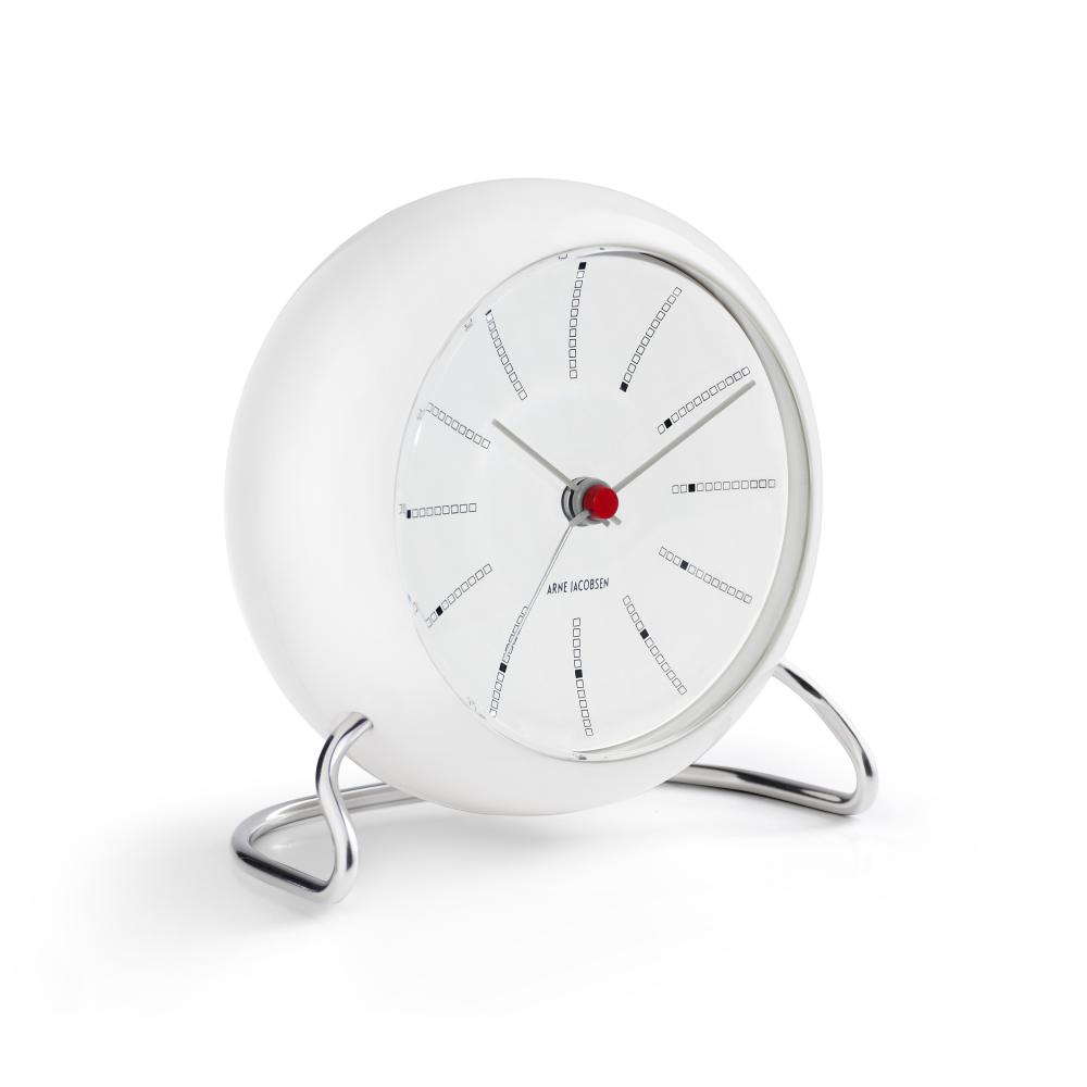 Arne Jacobsen Banker's Table Clock With Alarm