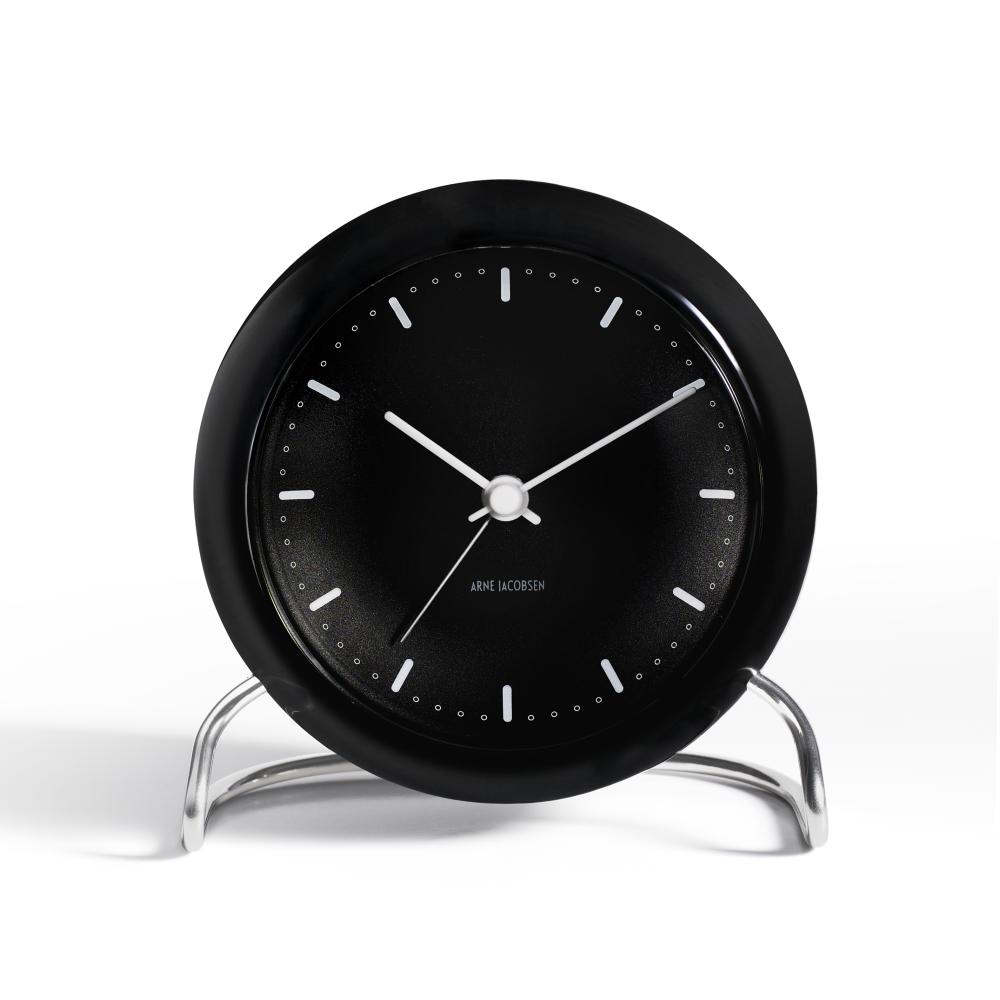 Arne Jacobsen City Hall Table Clock avec alarme